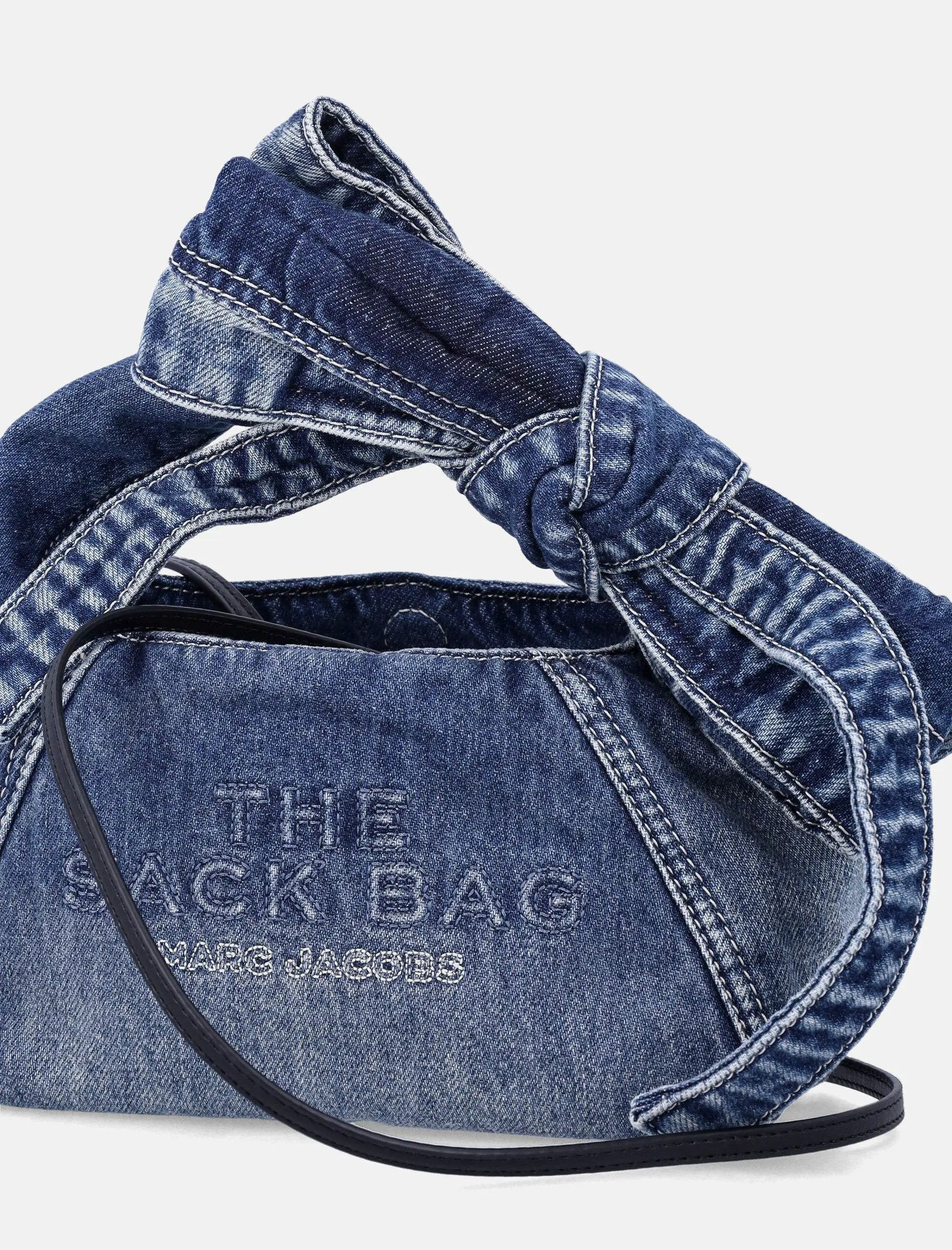 Оригінальна Bow Denim Mini Sack Bag Marc jacobs – вид ззаду