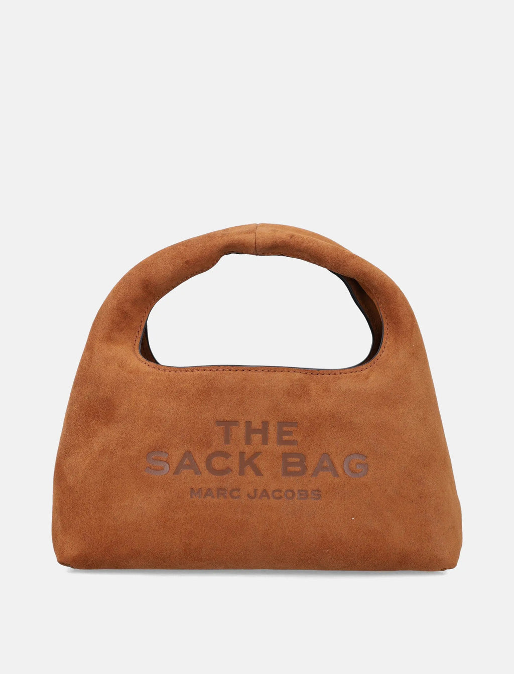 Suede Mini Sack Bag Marc jacobs – Гарантія оригінальності – боковий вид