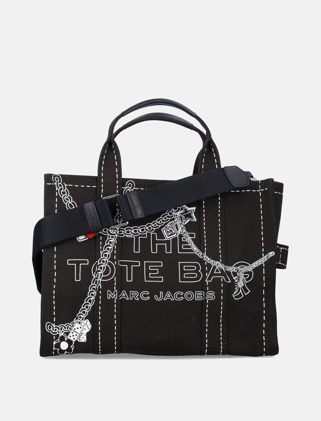 Trompe Loeil Charm Medium Tote Bag Marc jacobs оригінал – Купити в Україні – боковий вид