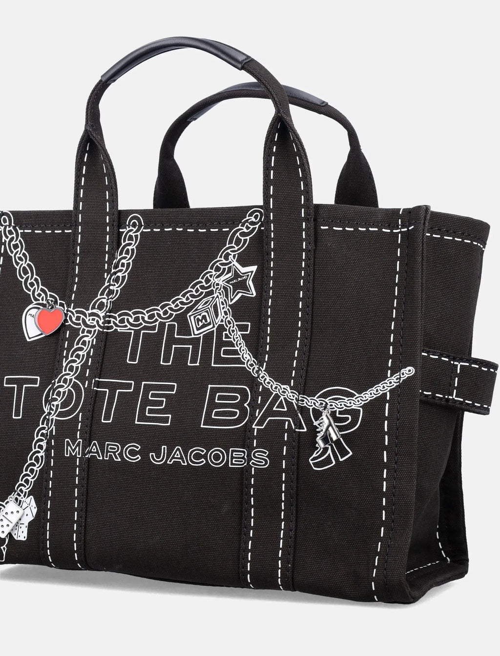 Trompe Loeil Charm Medium Tote Bag Marc jacobs оригінал – Купити в Україні – вид ззаду