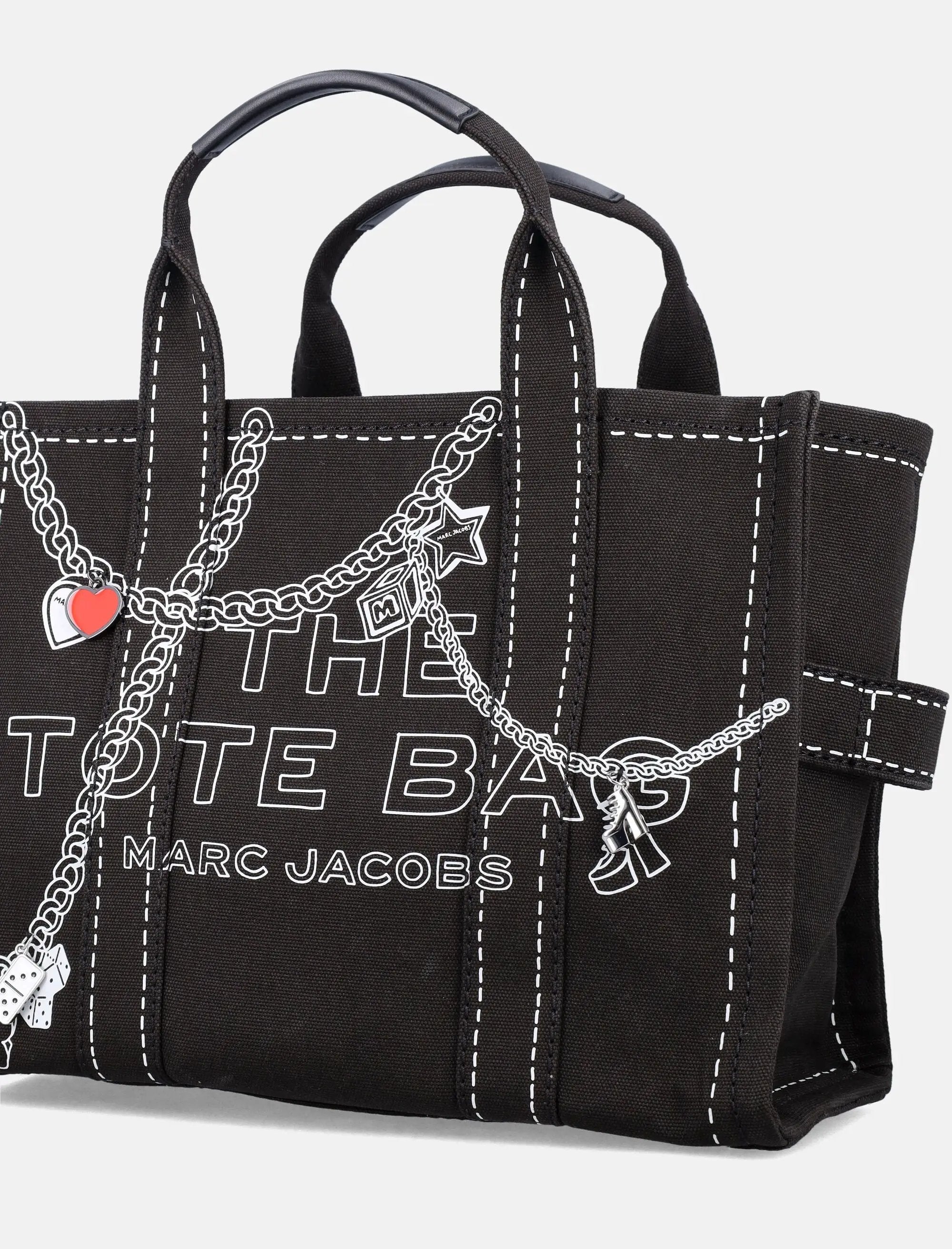 Trompe Loeil Charm Medium Tote Bag Marc jacobs оригінал – Купити в Україні – вид ззаду