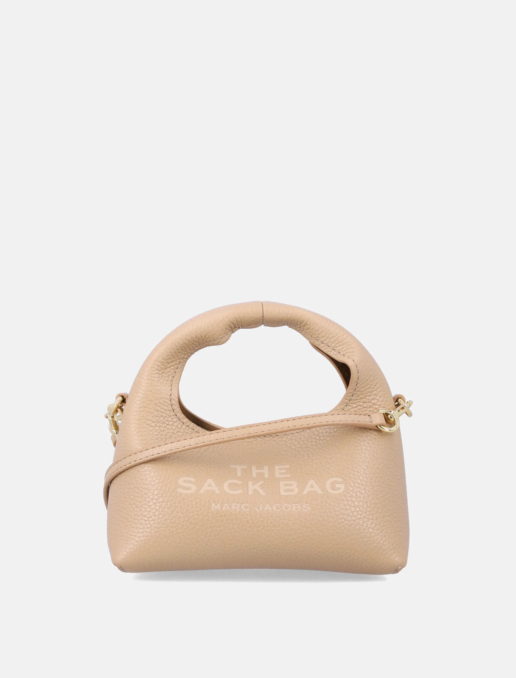 Оригінальна Micro Crossbody Sack Bag In Full Grain Leatherdescription Marc jacobs – боковий вид