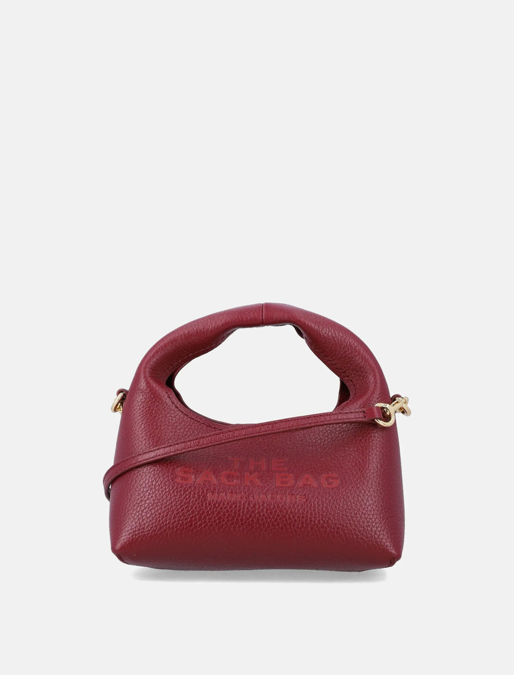 Оригінальна Micro Crossbody Sack Bag In Full Grain Leatherdescription Marc jacobs – боковий вид