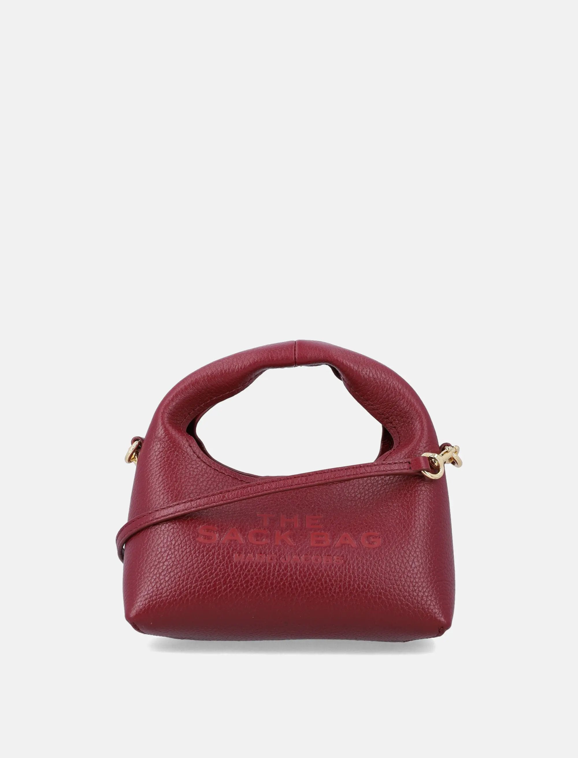 Оригінальна Micro Crossbody Sack Bag In Full Grain Leatherdescription Marc jacobs – боковий вид