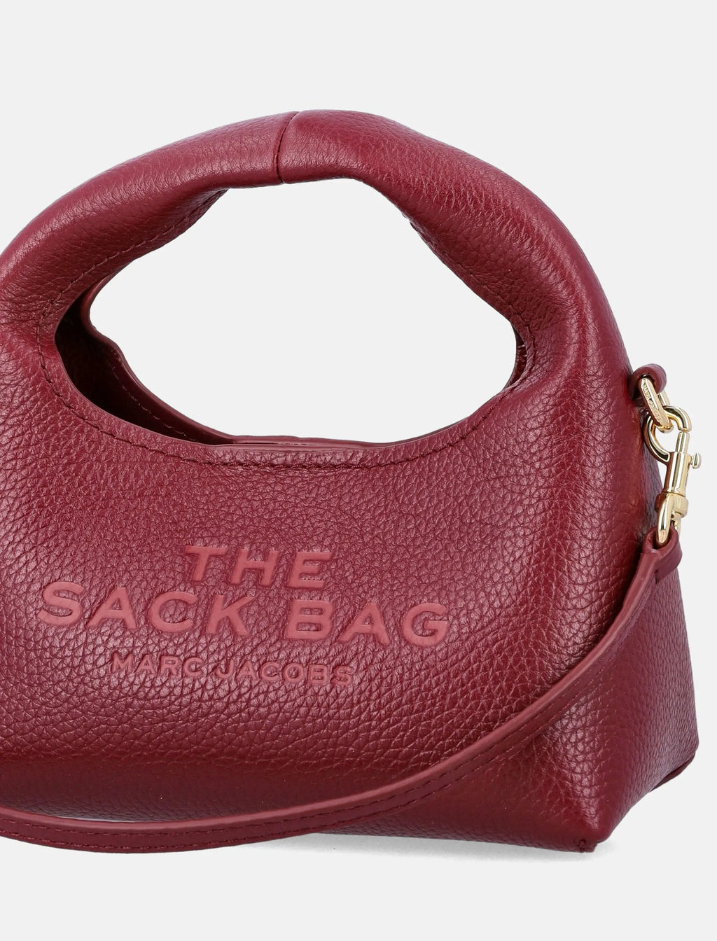 Оригінальна Micro Crossbody Sack Bag In Full Grain Leatherdescription Marc jacobs – вид ззаду