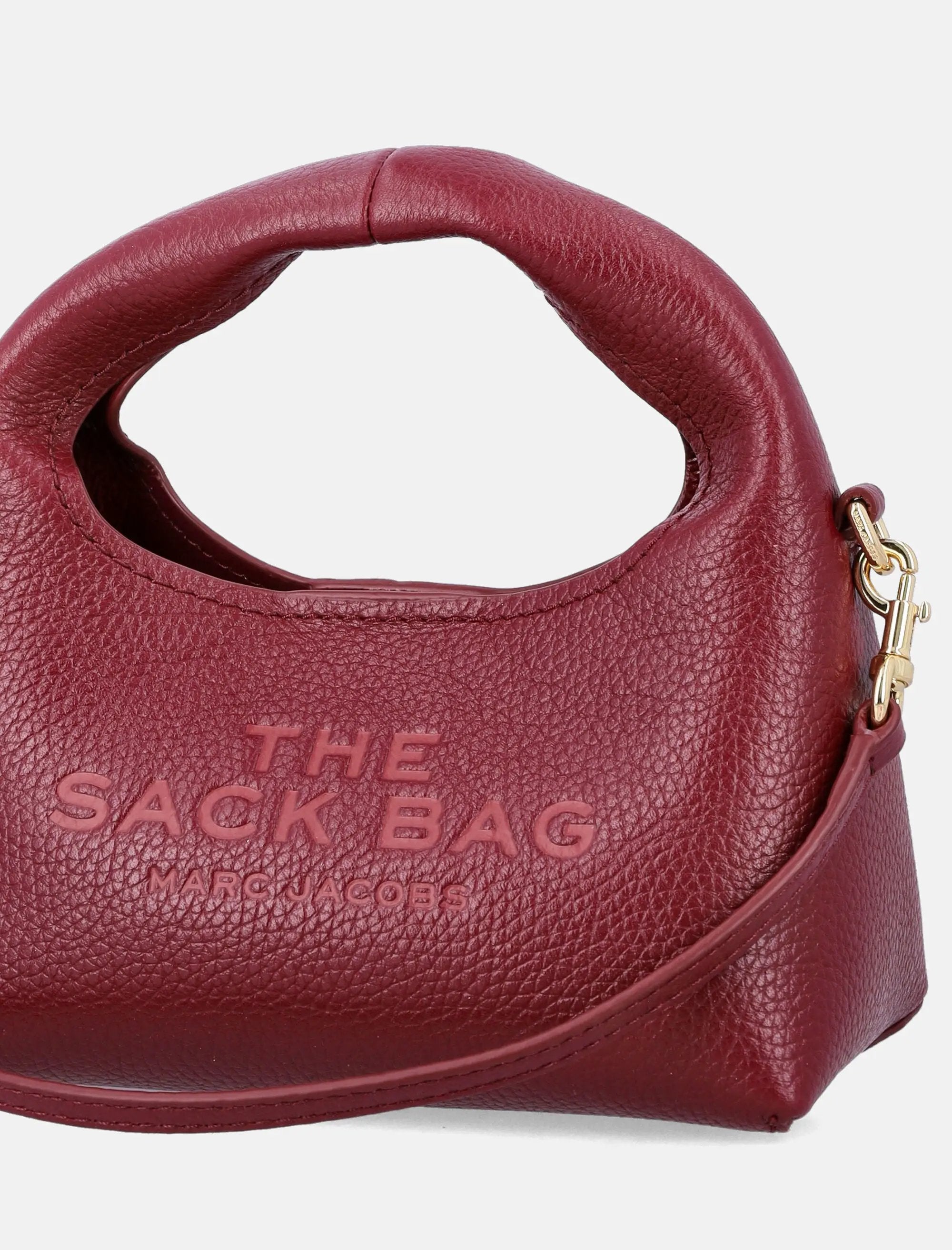 Оригінальна Micro Crossbody Sack Bag In Full Grain Leatherdescription Marc jacobs – вид ззаду