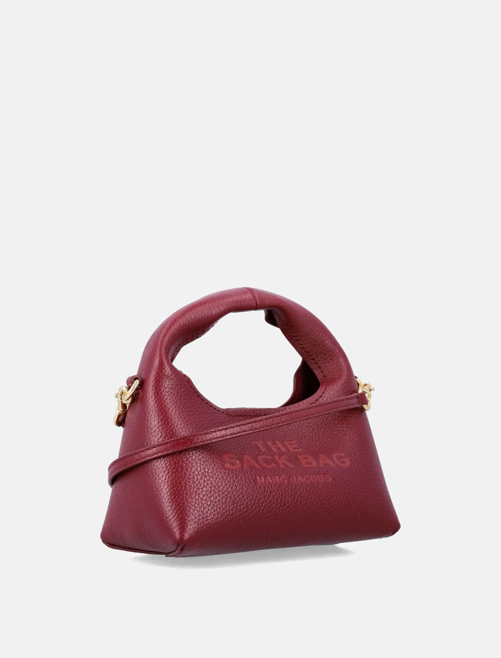 Оригінальна Micro Crossbody Sack Bag In Full Grain Leatherdescription Marc jacobs – детальний вид