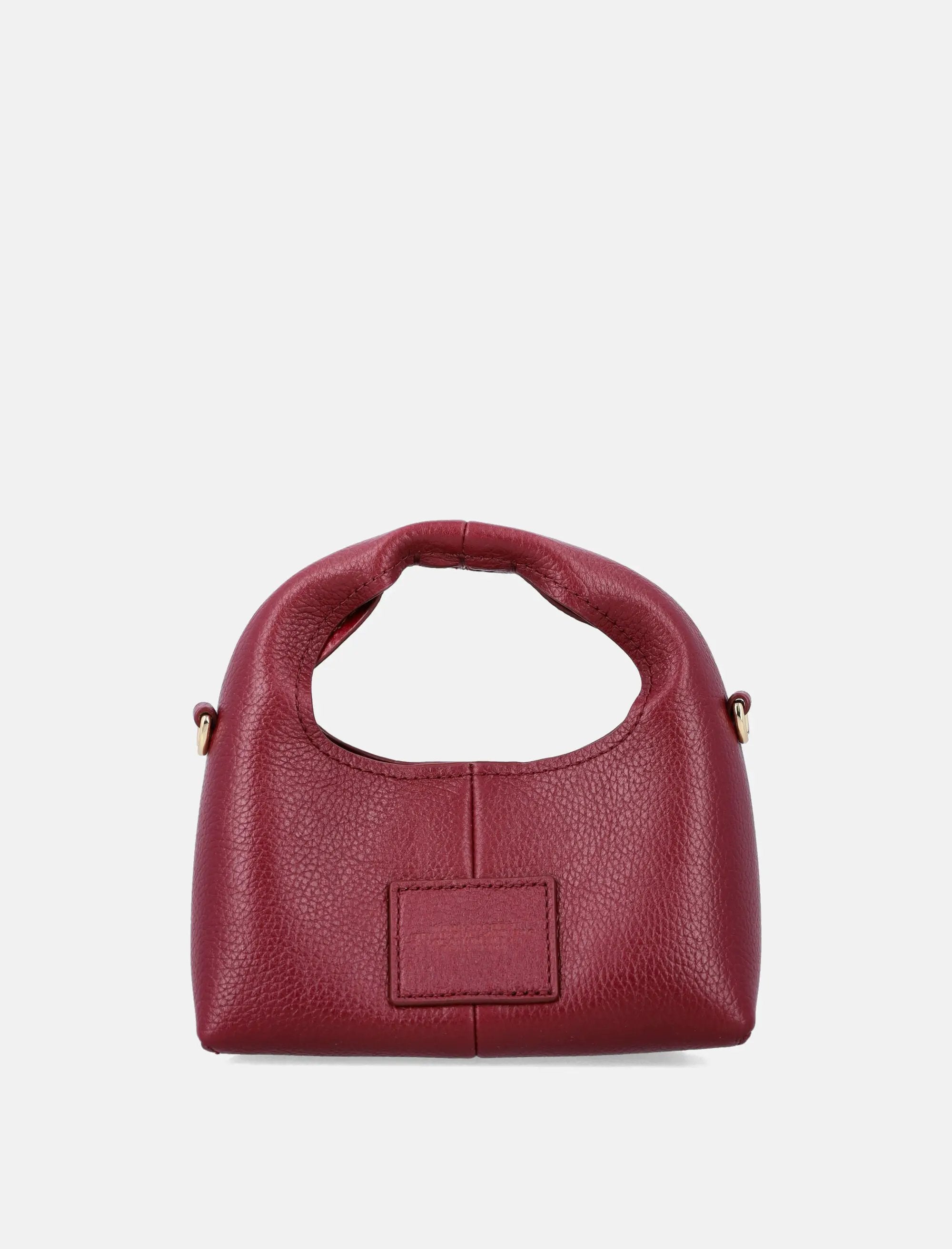 Оригінальна Micro Crossbody Sack Bag In Full Grain Leatherdescription Marc jacobs – збільшений вид