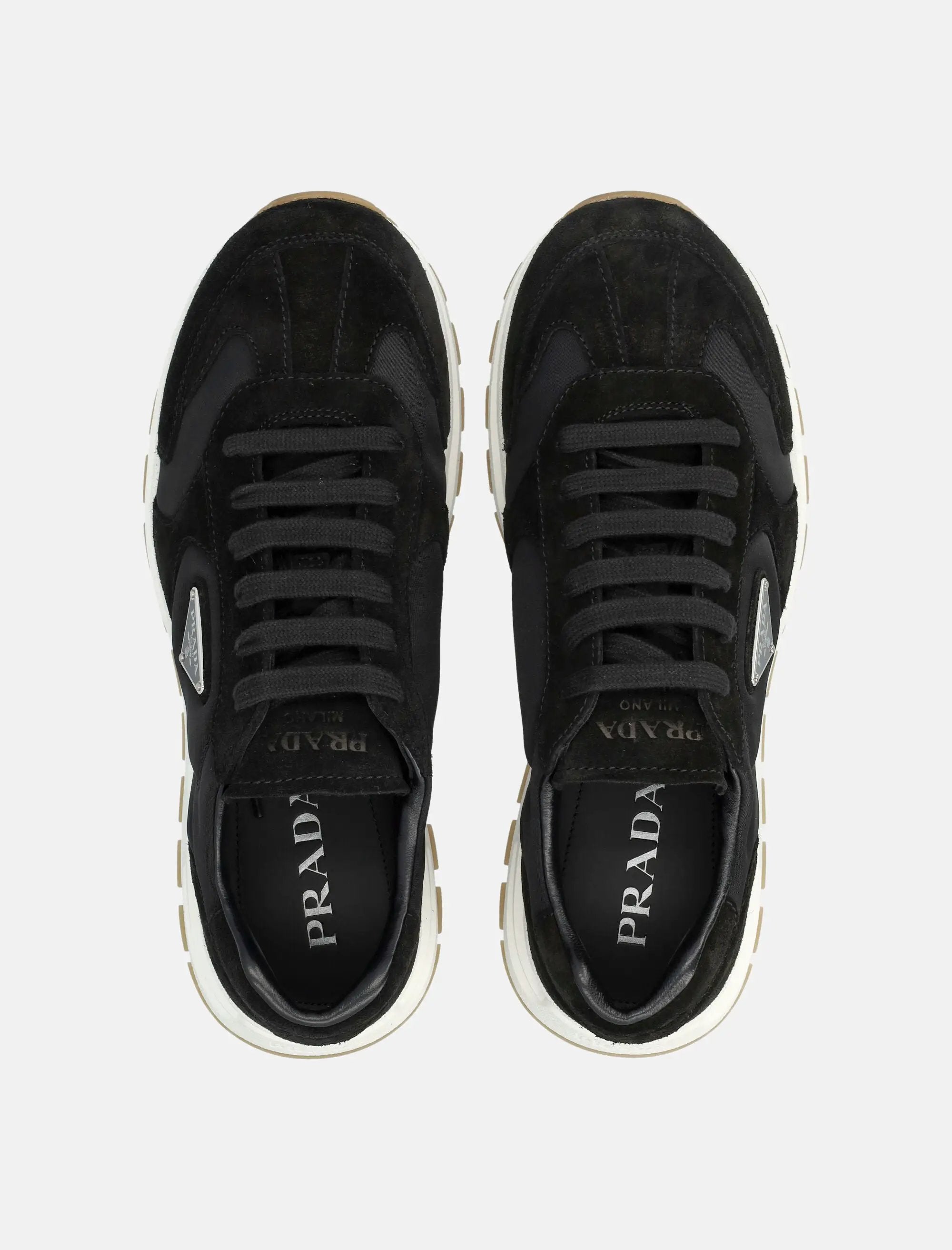 Prax Re Nylon And Suede Sneakers Prada оригінал – Купити в Україні – вид ззаду