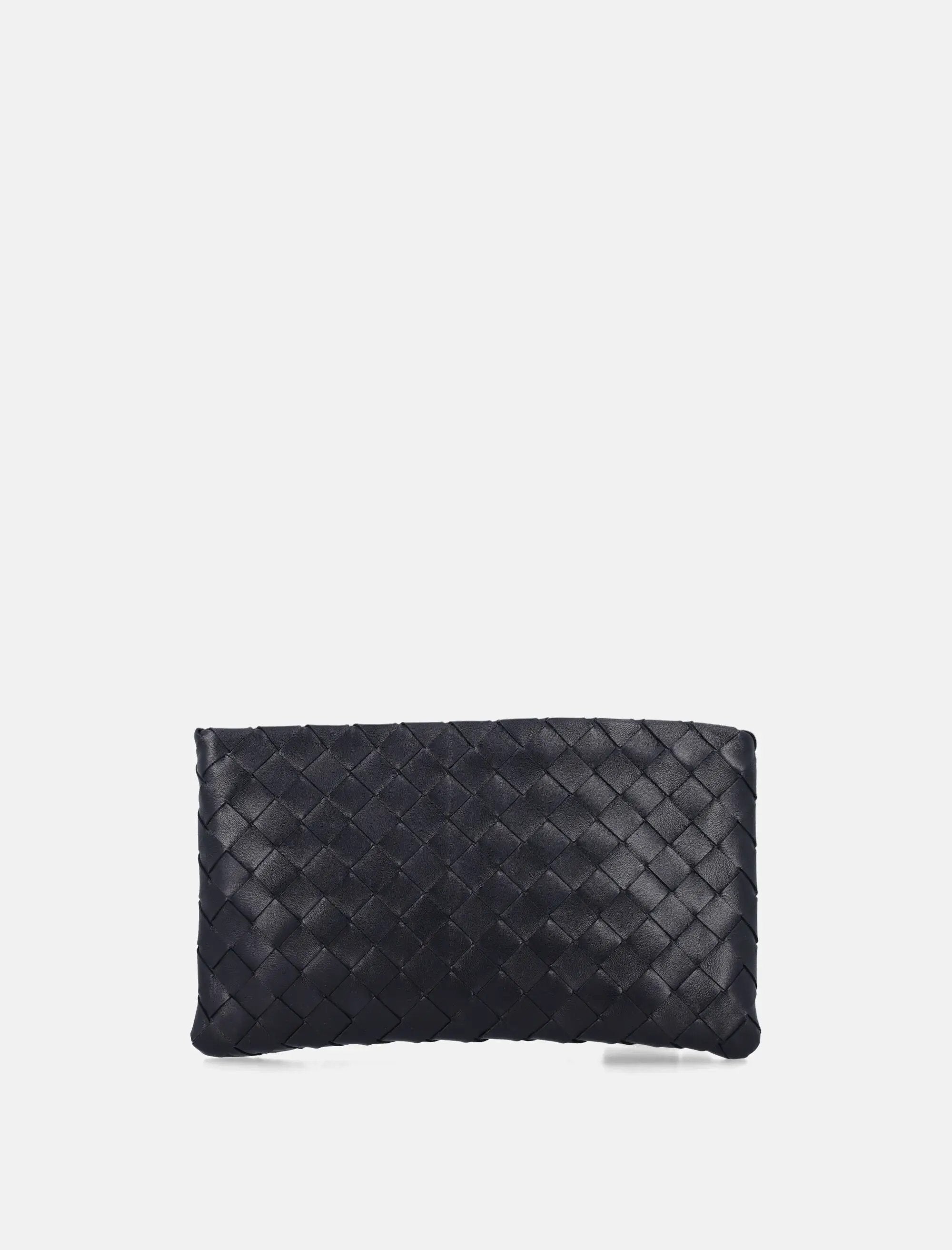 Intrecciato Small Flat Pouch In Nappa Bottega veneta – Гарантія оригінальності – боковий вид