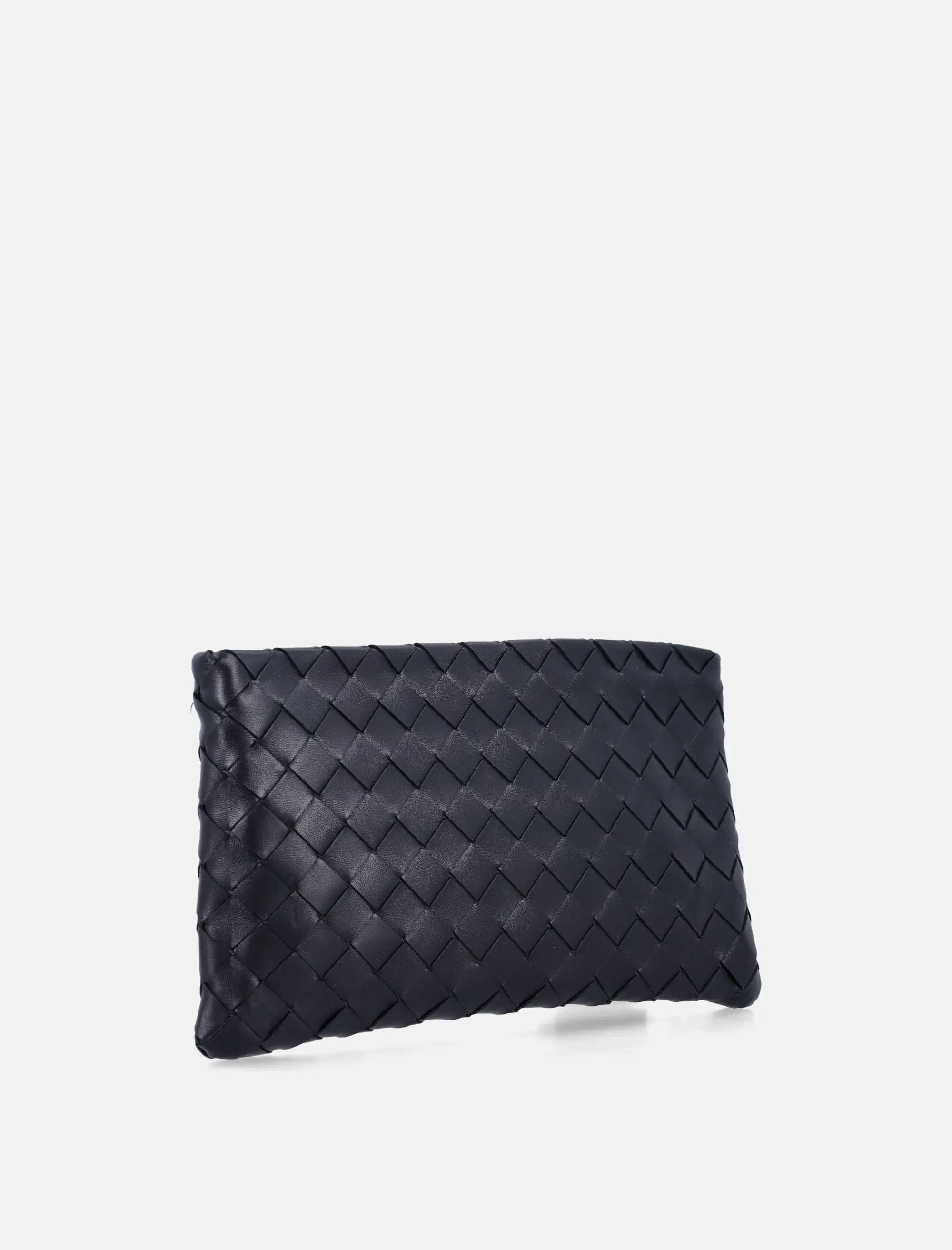 Intrecciato Small Flat Pouch In Nappa Bottega veneta – Гарантія оригінальності – детальний вид