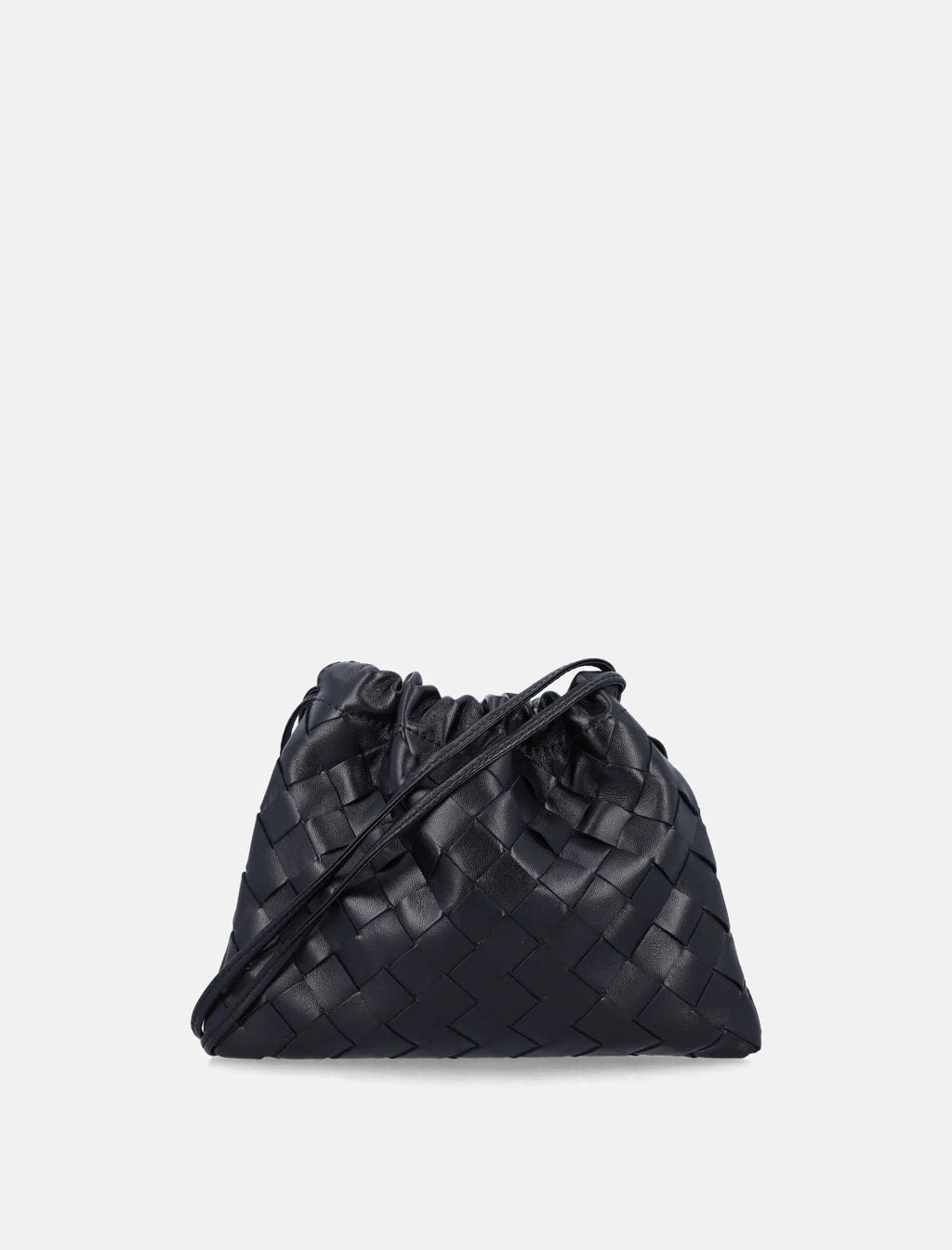 Small Dustbag In Intrecciato Leather Bottega veneta – Гарантія оригінальності – боковий вид
