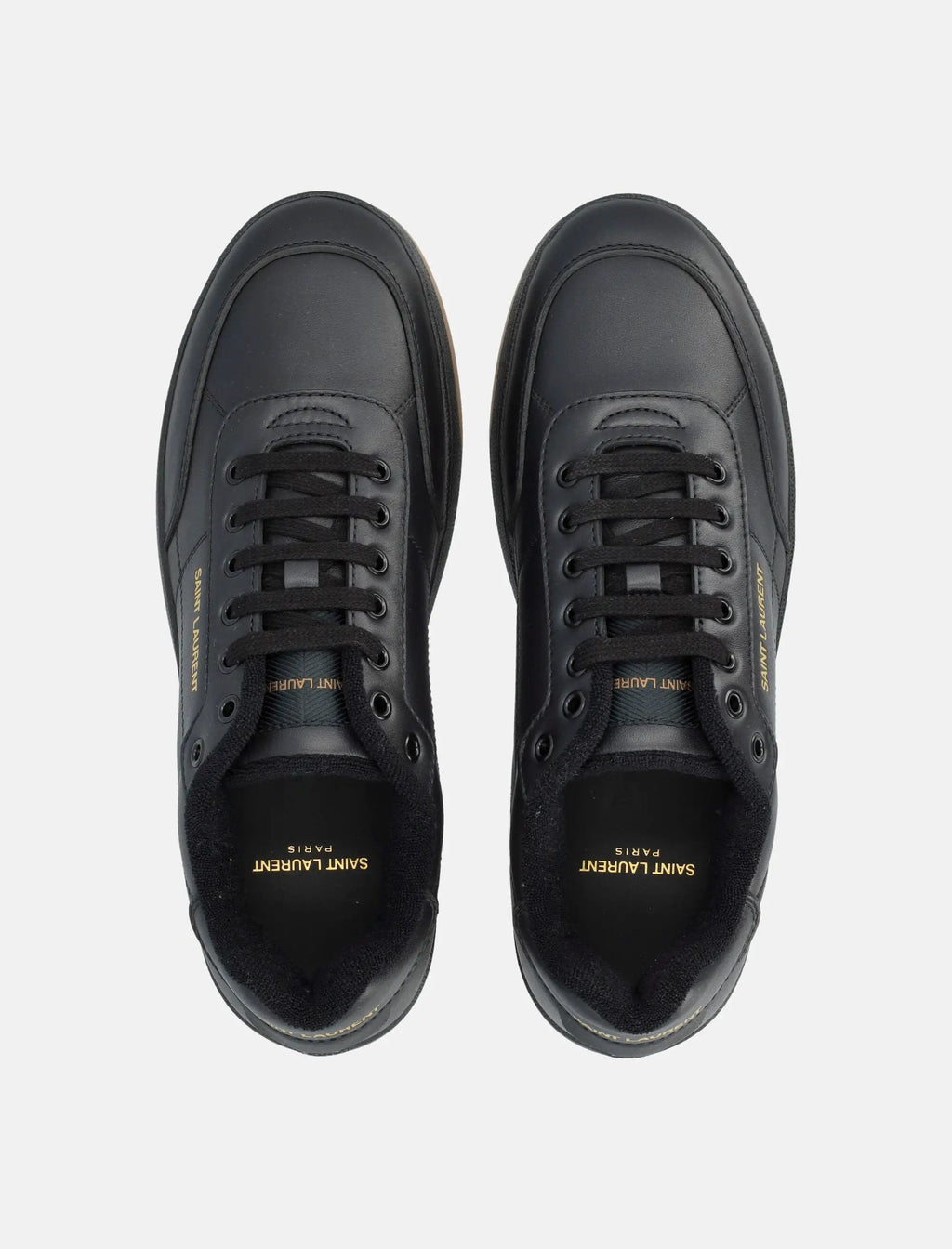 Sl61 Leather Sneakers Saint laurent – Гарантія оригінальності – вид ззаду