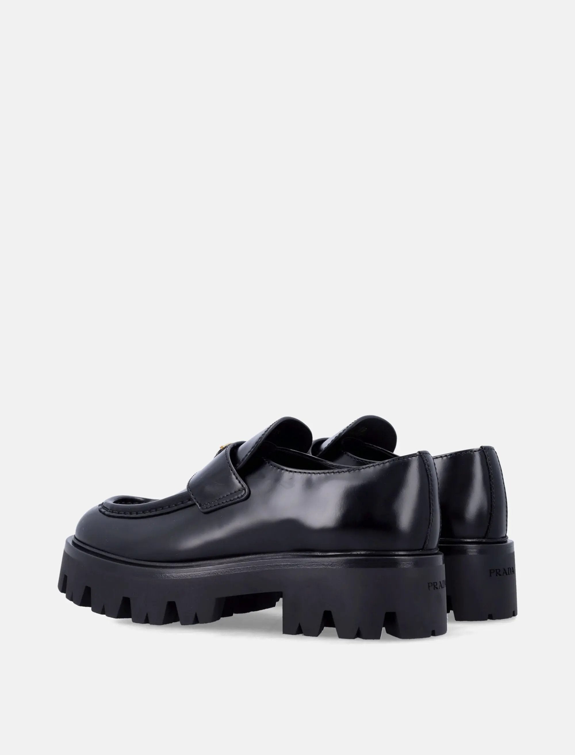 Brushed Leather Loafers Prada оригінал – Купити в Україні – збільшений вид