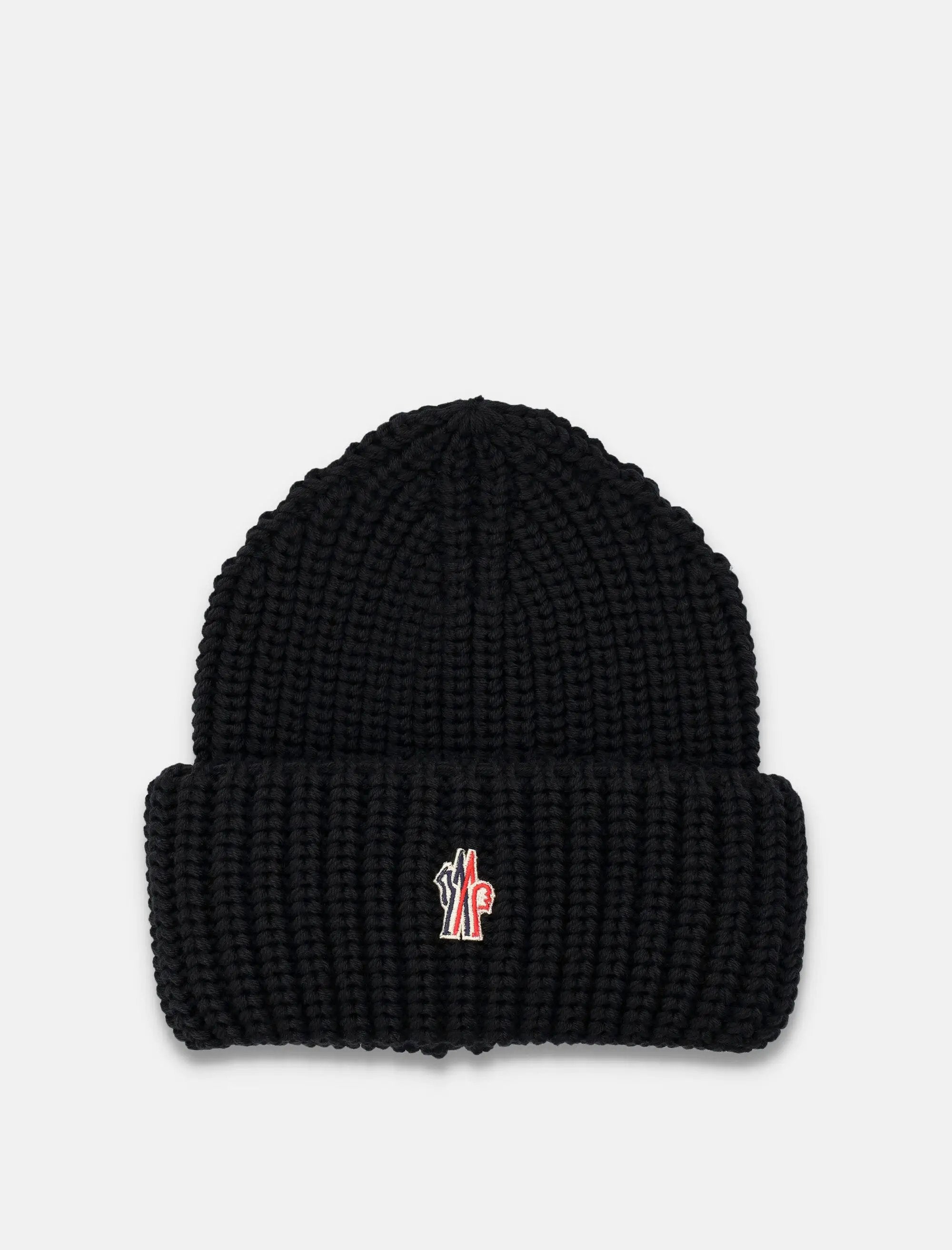 Wool Beanie With Logo Moncler оригінал – Купити в Україні – боковий вид