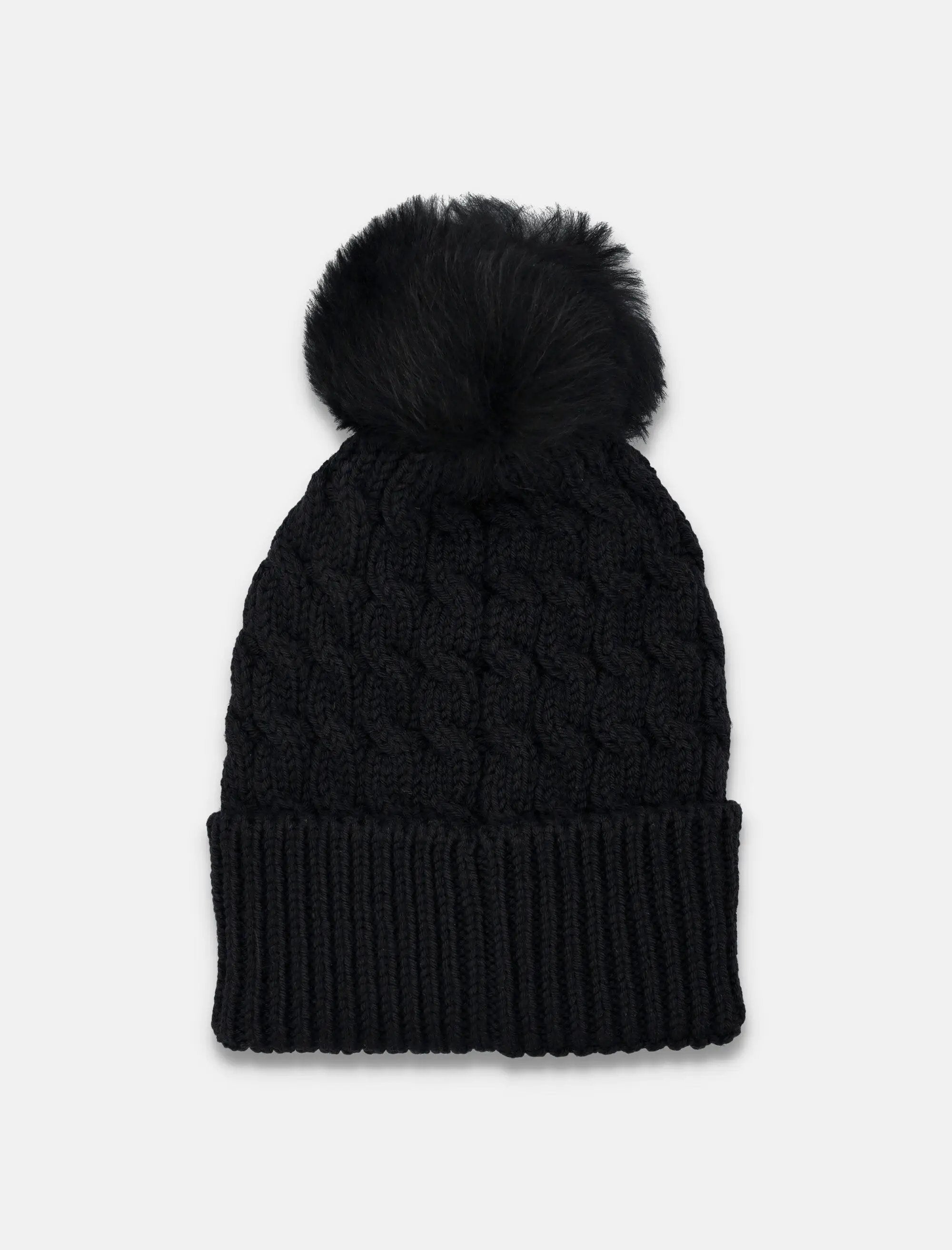 Wool Beanie With Shearling Pom Pom Moncler оригінал – Купити в Україні – детальний вид
