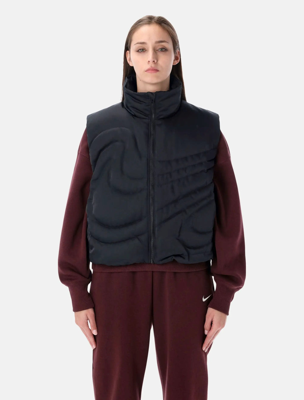 Swoosh Series Oversized Down Vest Nike оригінал – Купити в Україні – боковий вид