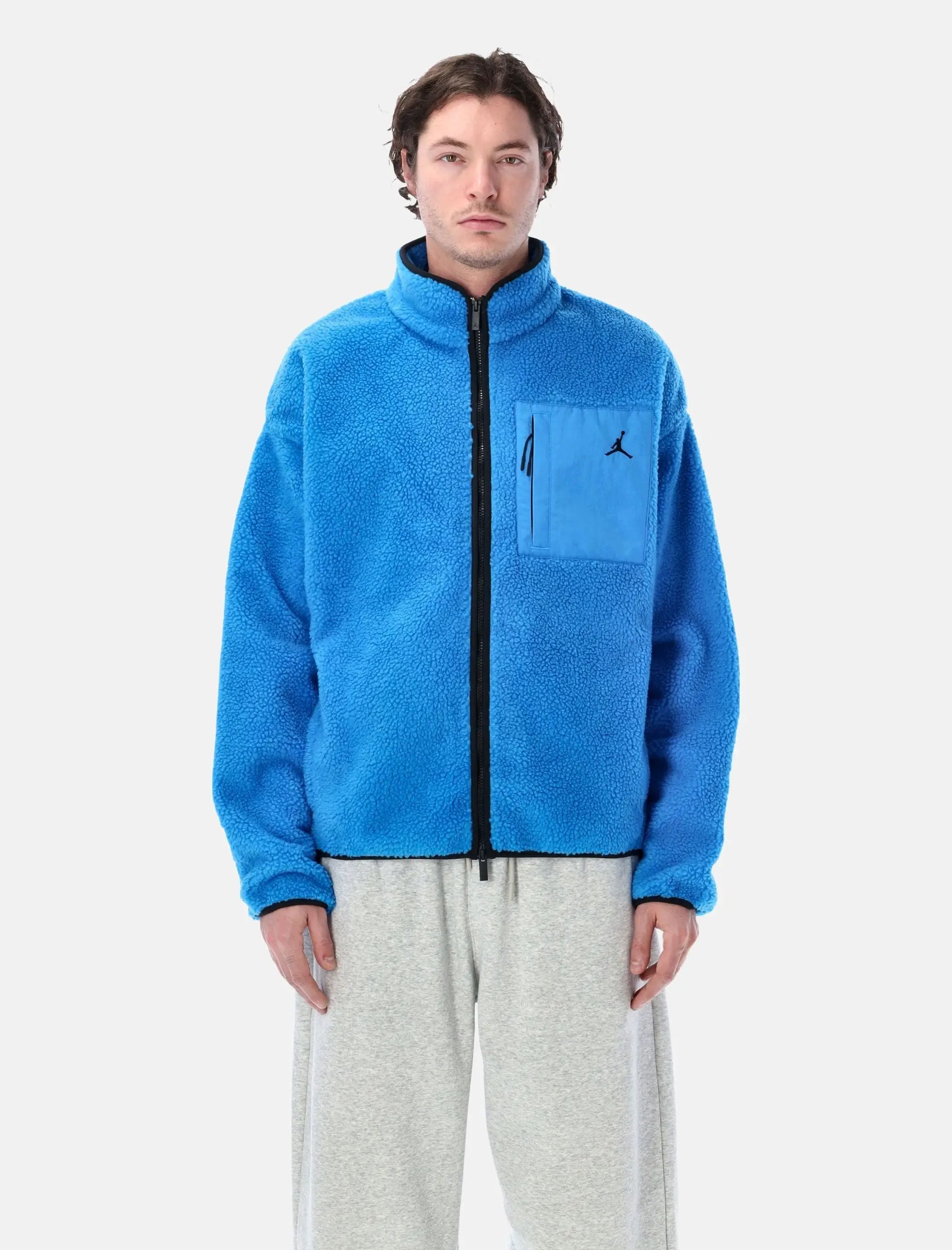 Flight High Pile Shearling Jacket Nike – Гарантія оригінальності – боковий вид
