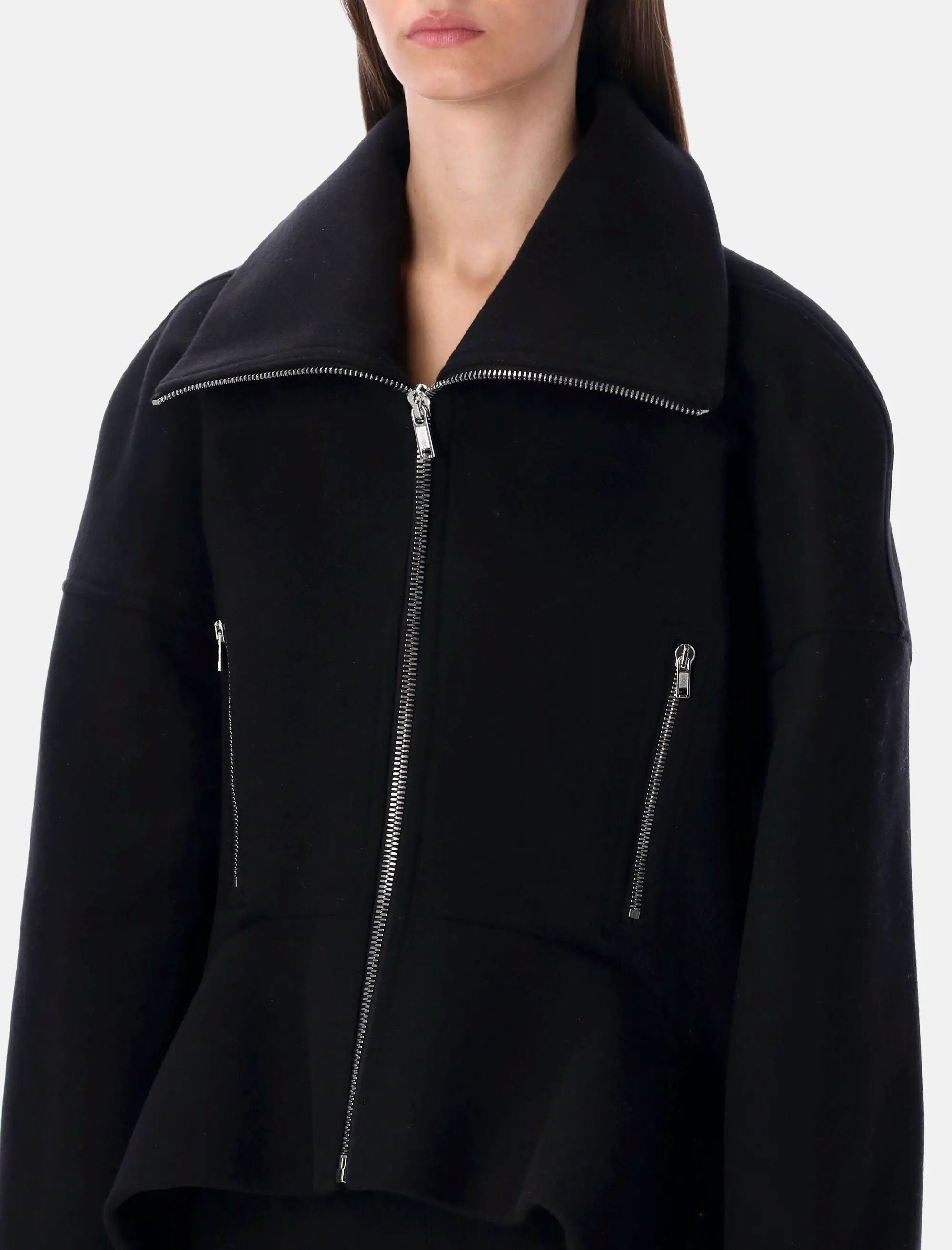 Black Wool Draculimo Structured Jacket Rick owens оригінал – Купити в Україні – детальний вид