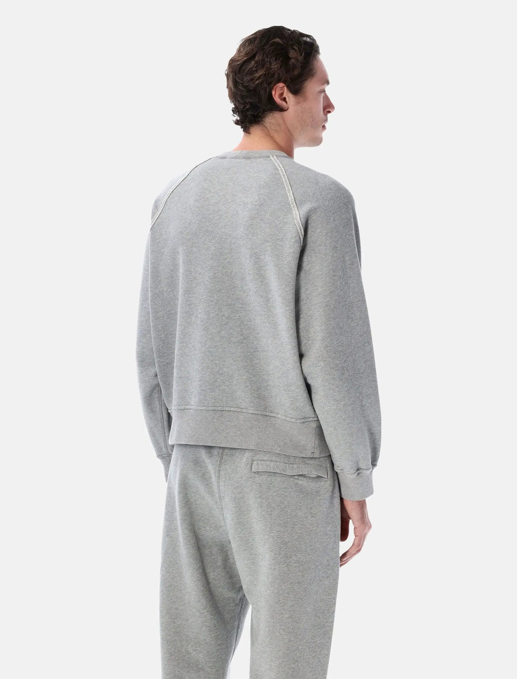 Oversized Crewneck Sweatshirt Stone island оригінал – Купити в Україні – вид ззаду