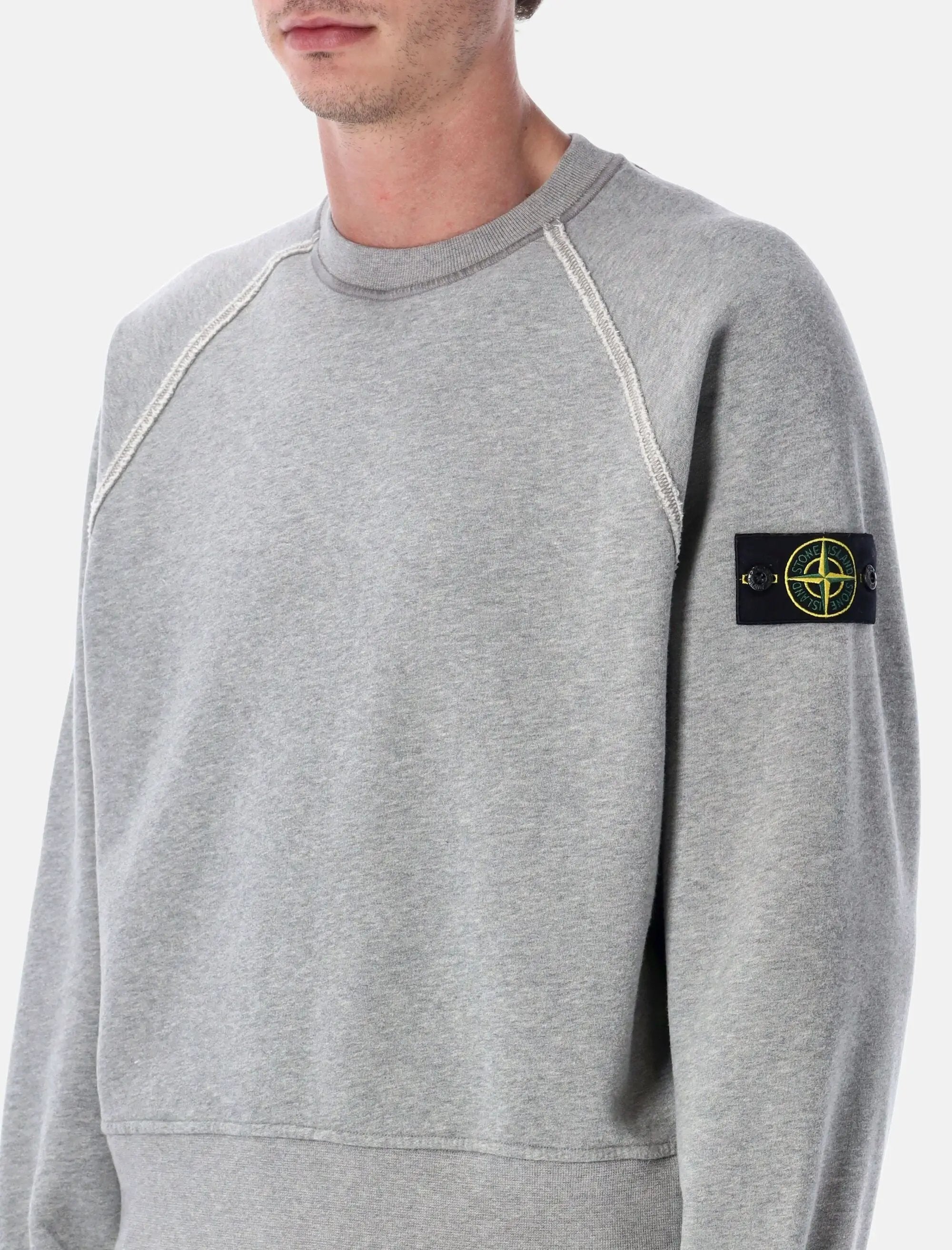 Oversized Crewneck Sweatshirt Stone island оригінал – Купити в Україні – детальний вид