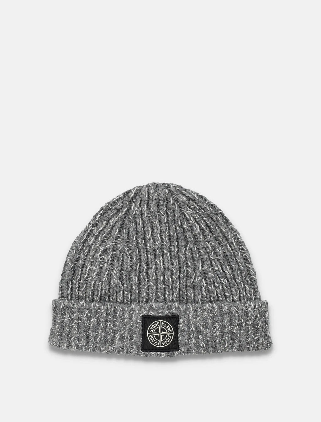 Mouliné Wool Beanie With Compass Logo Stone island – Гарантія оригінальності – боковий вид