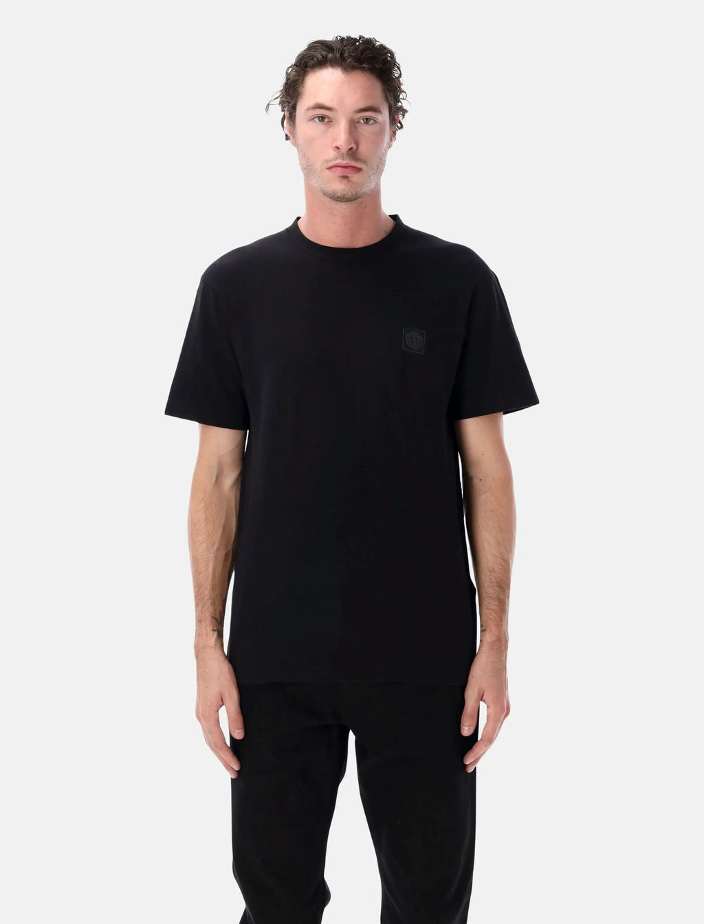 Оригінальна Ghost Cotton Jersey Slim T Shirt Stone island – боковий вид