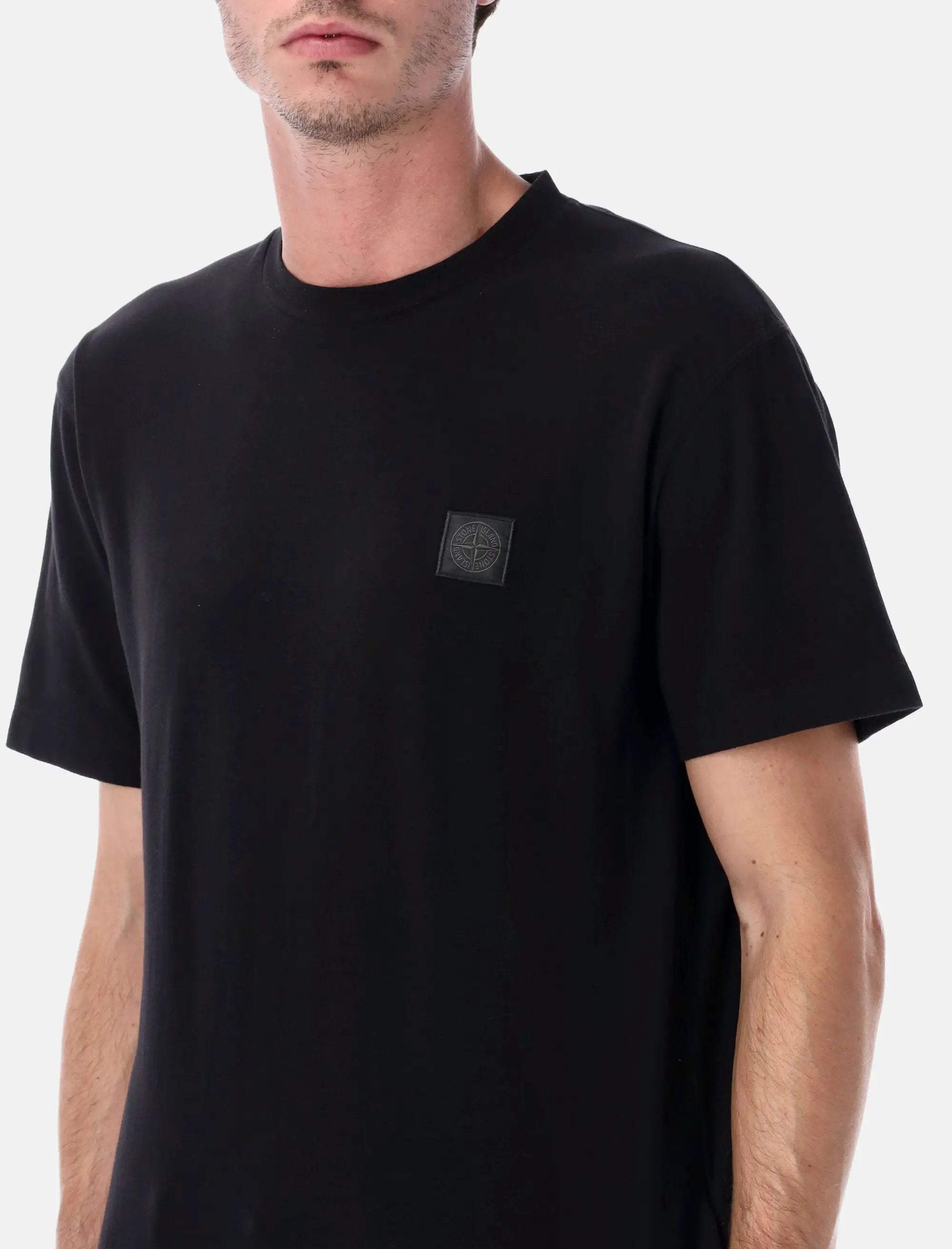Оригінальна Ghost Cotton Jersey Slim T Shirt Stone island – детальний вид