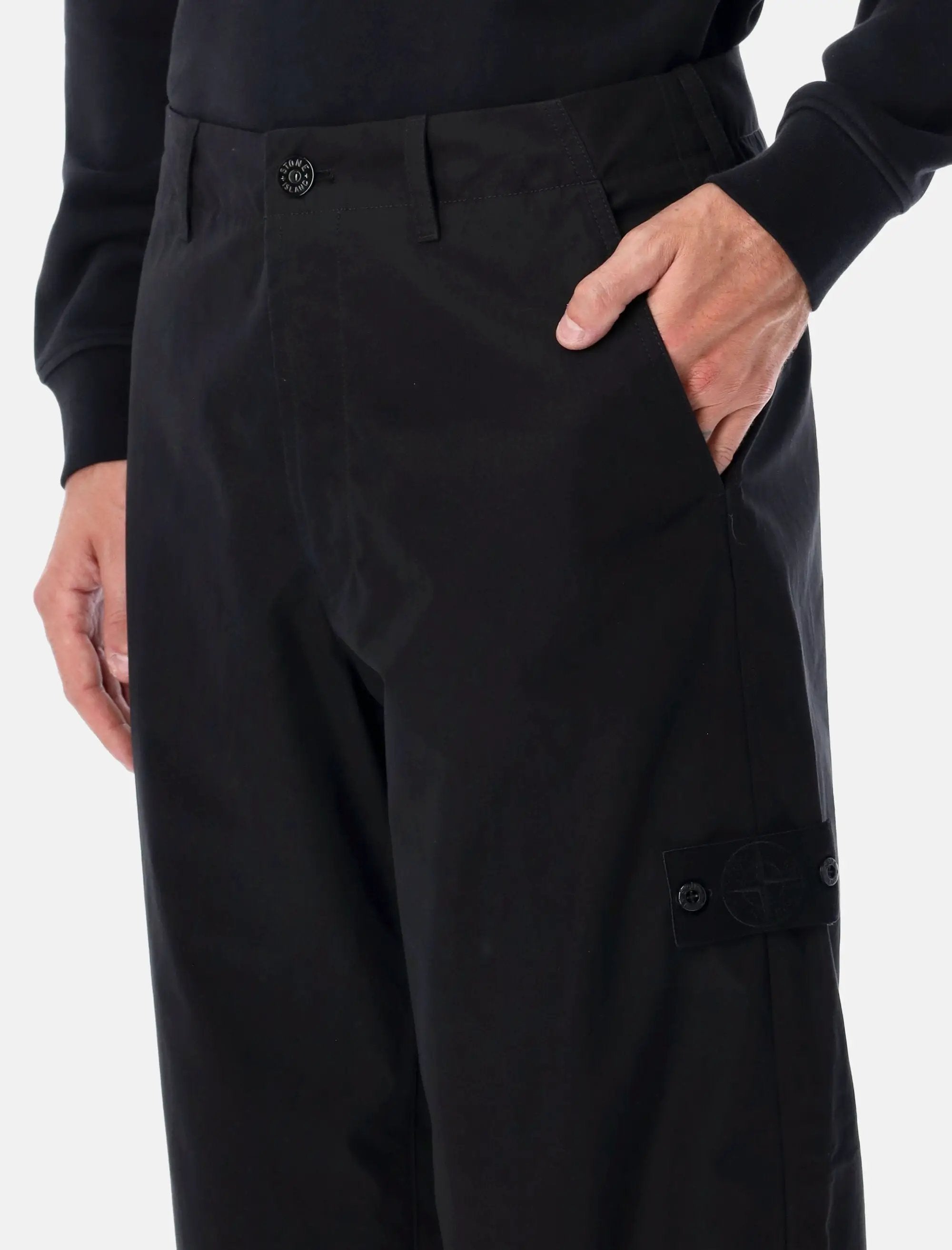 Оригінальна Ghost Weatherproof Cotton Canvas Chino Trousers Stone island – детальний вид