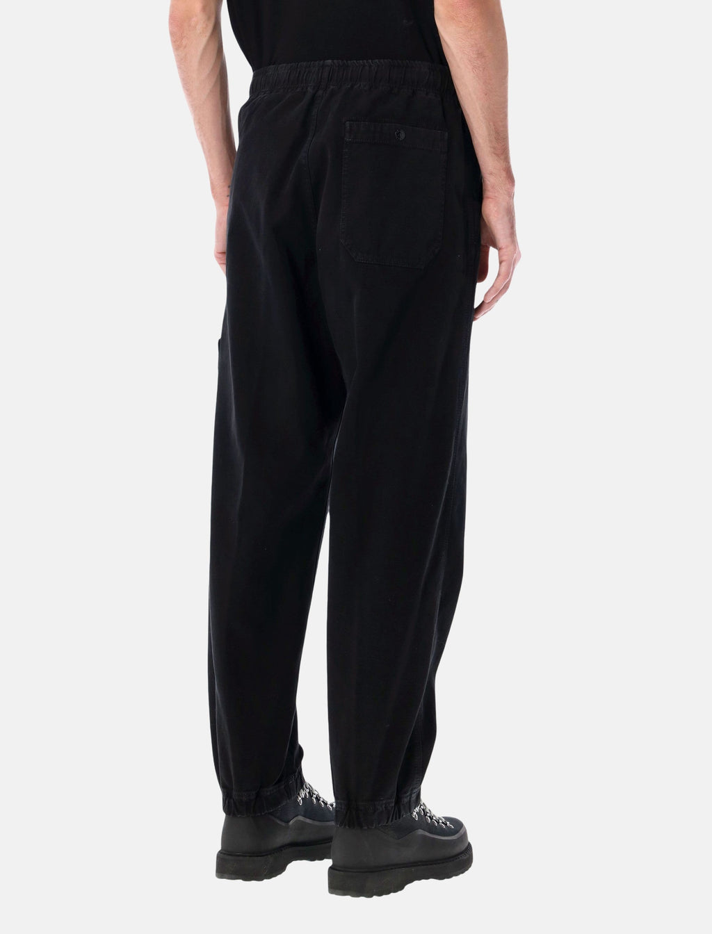 Organic Panama Cotton Old Effect Jogger Trousers Stone island оригінал – Купити в Україні – боковий вид