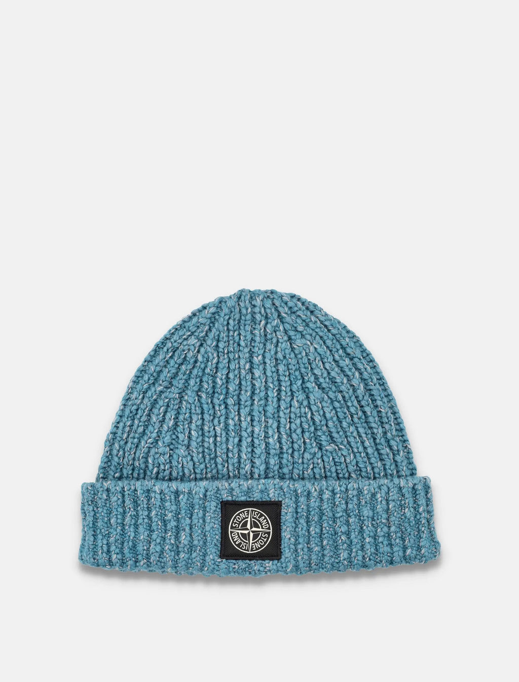 Mouliné Wool Beanie With Compass Logo Stone island – Гарантія оригінальності – боковий вид