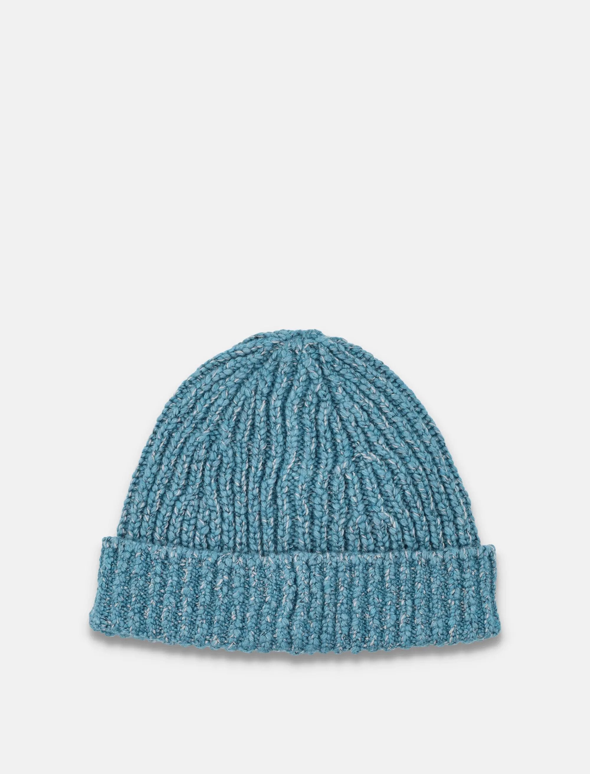 Mouliné Wool Beanie With Compass Logo Stone island – Гарантія оригінальності – детальний вид