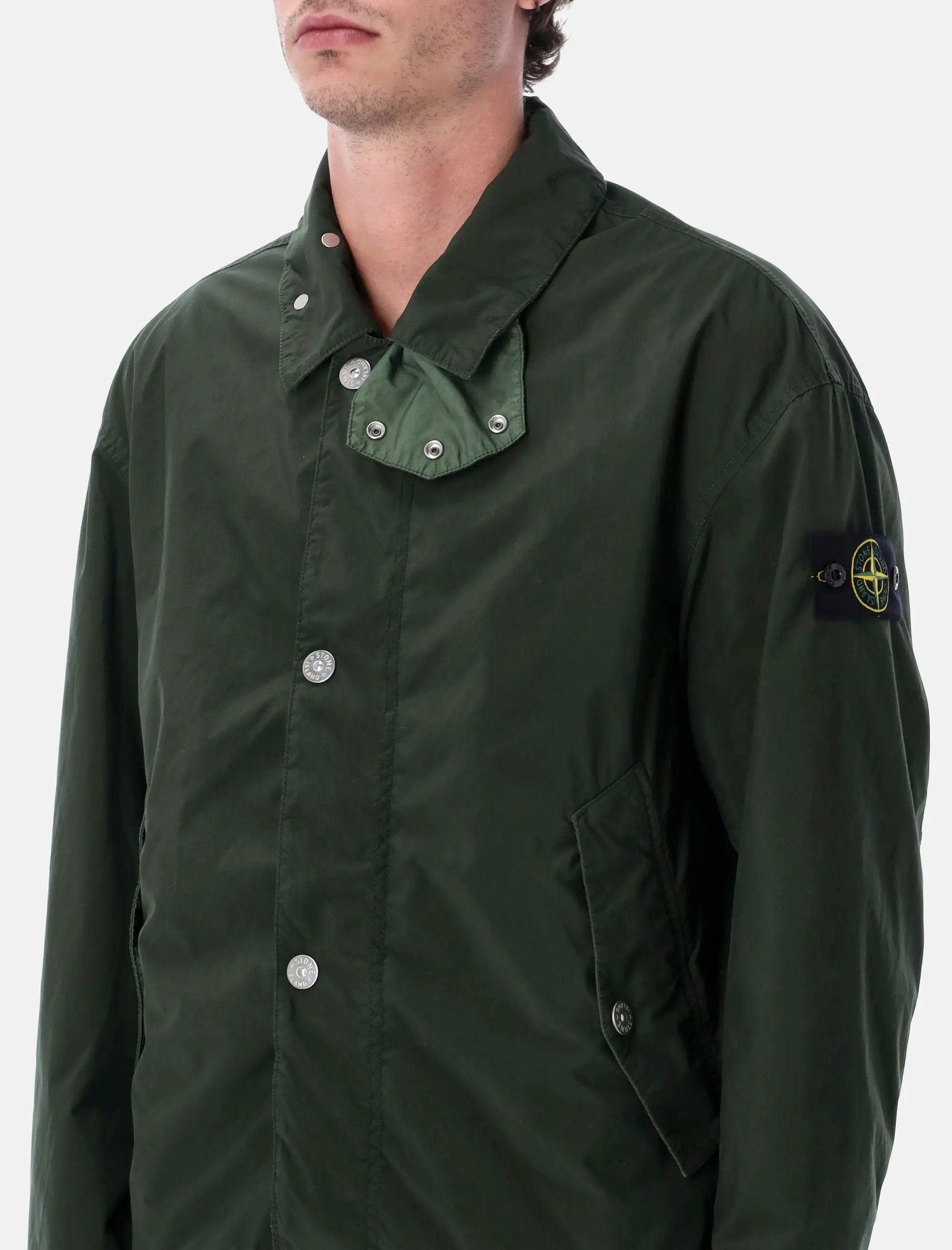 Оригінальна Coach Jacket In Light Compact Touch Poly Tc Stone island – детальний вид