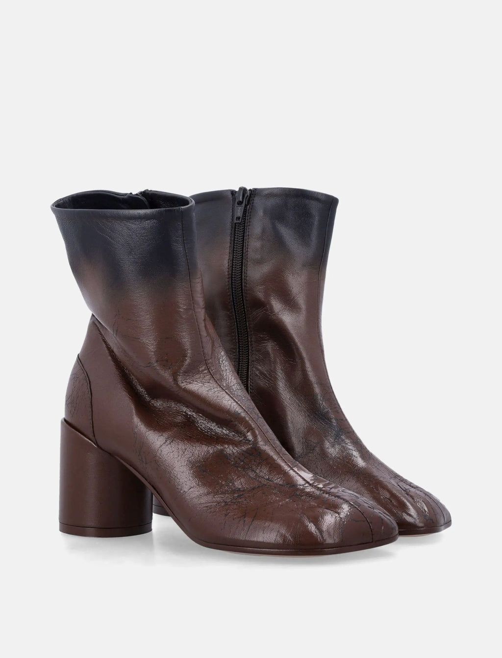 Оригінальна Anatomic Leather Ankle Boots Maison margiela – вид ззаду