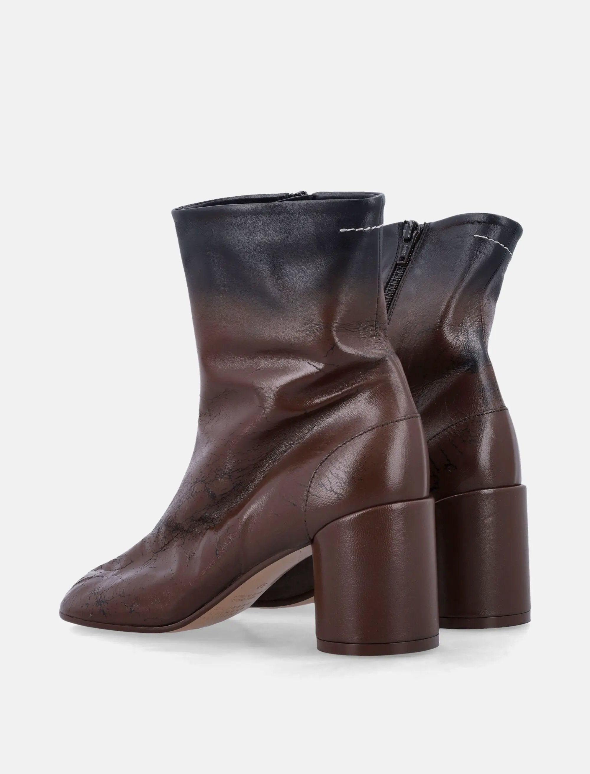 Оригінальна Anatomic Leather Ankle Boots Maison margiela – збільшений вид