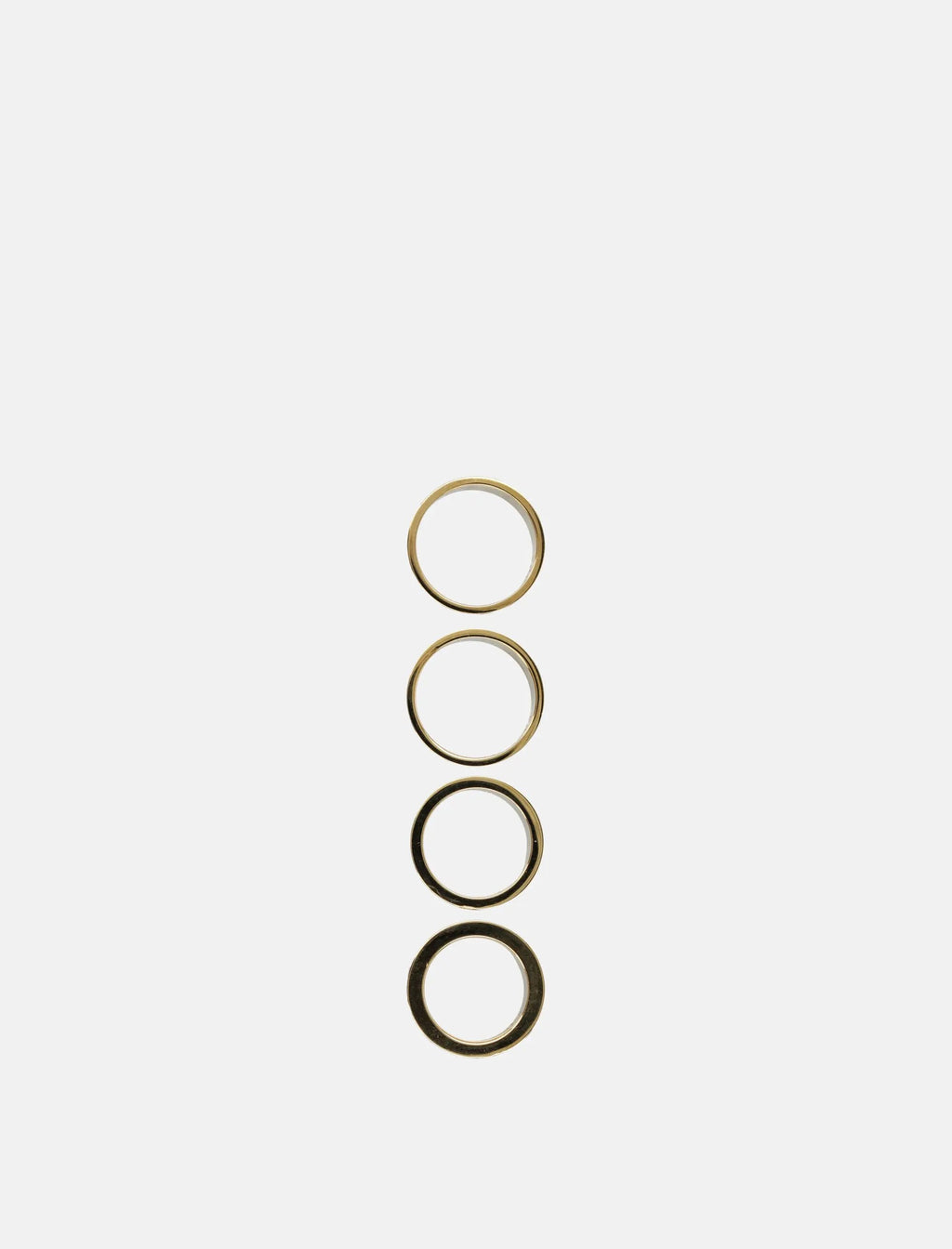 Оригінальна Stacked Numeric Metal Ring Maison margiela – вид ззаду
