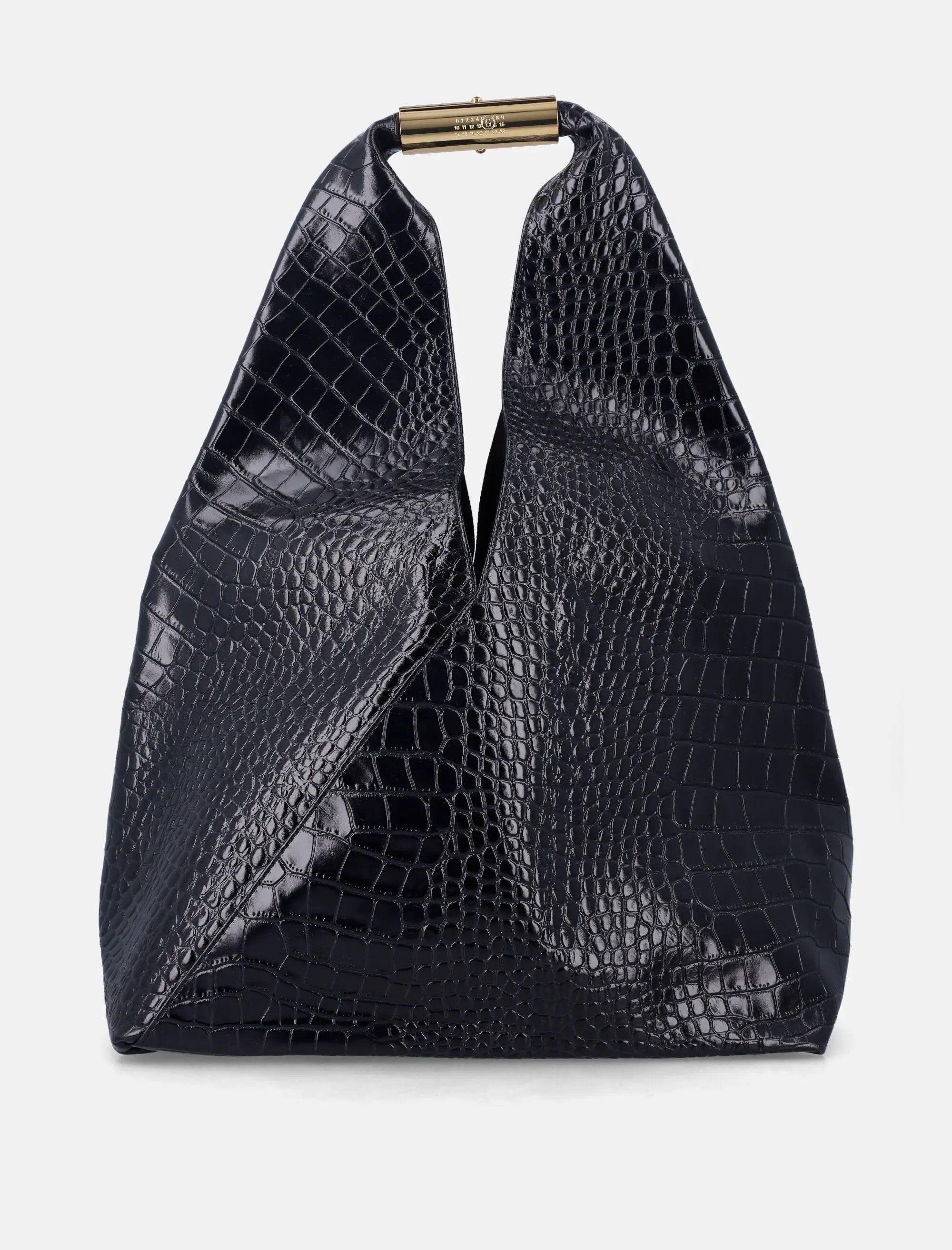 New Japanese Bag In Crocodile Embossed Leather Maison margiela оригінал – Купити в Україні – боковий вид