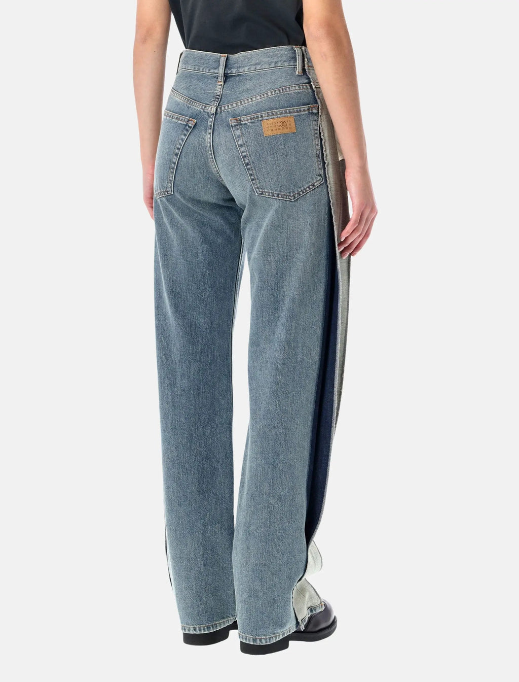 Reduced Panel Straight Jeans Maison margiela – Гарантія оригінальності – вид ззаду