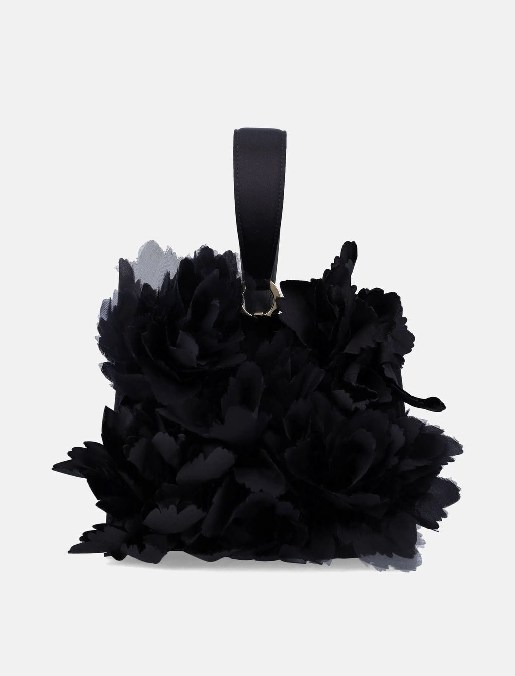 Mini Satin Clutch With Floral Embellishments Salvatore ferragamo оригінал – Купити в Україні – боковий вид