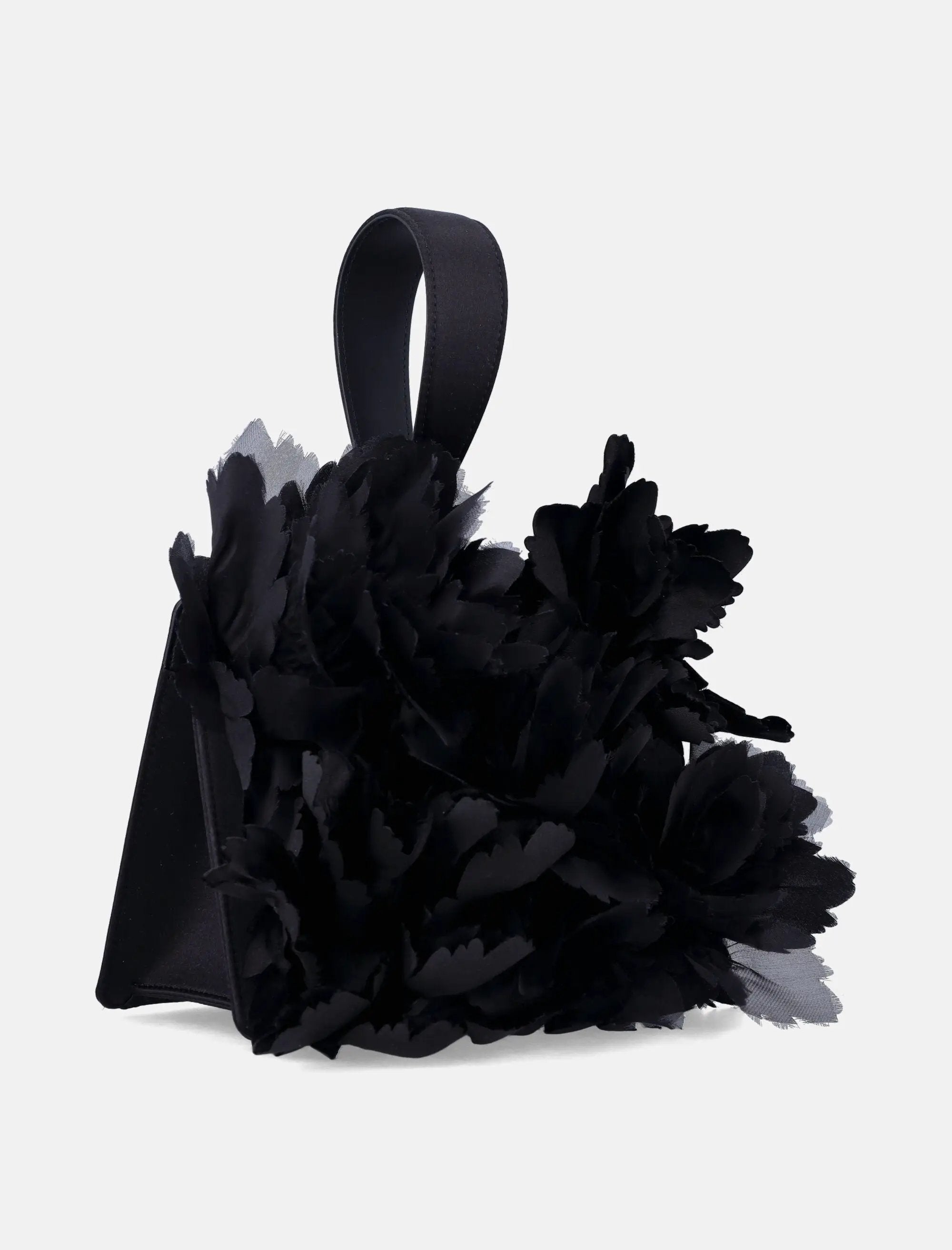 Mini Satin Clutch With Floral Embellishments Salvatore ferragamo оригінал – Купити в Україні – детальний вид