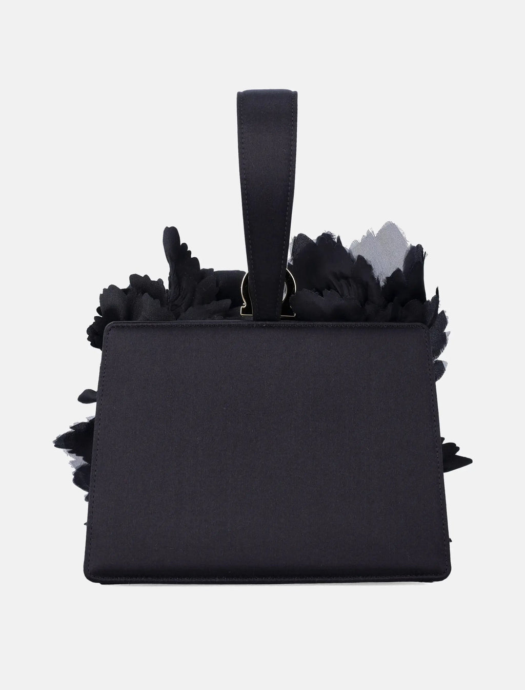 Mini Satin Clutch With Floral Embellishments Salvatore ferragamo оригінал – Купити в Україні – збільшений вид
