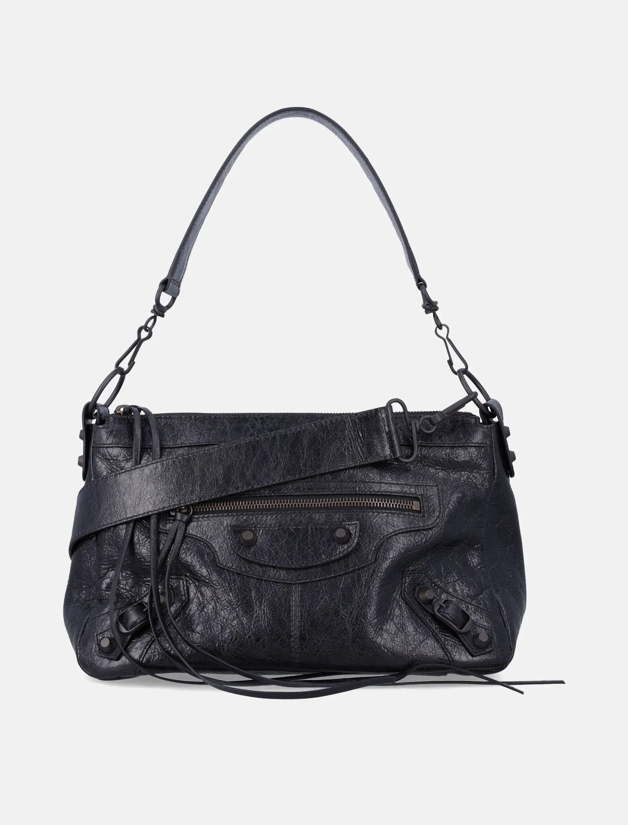 Le City Moto Small Lambskin Balenciaga – Гарантія оригінальності – боковий вид