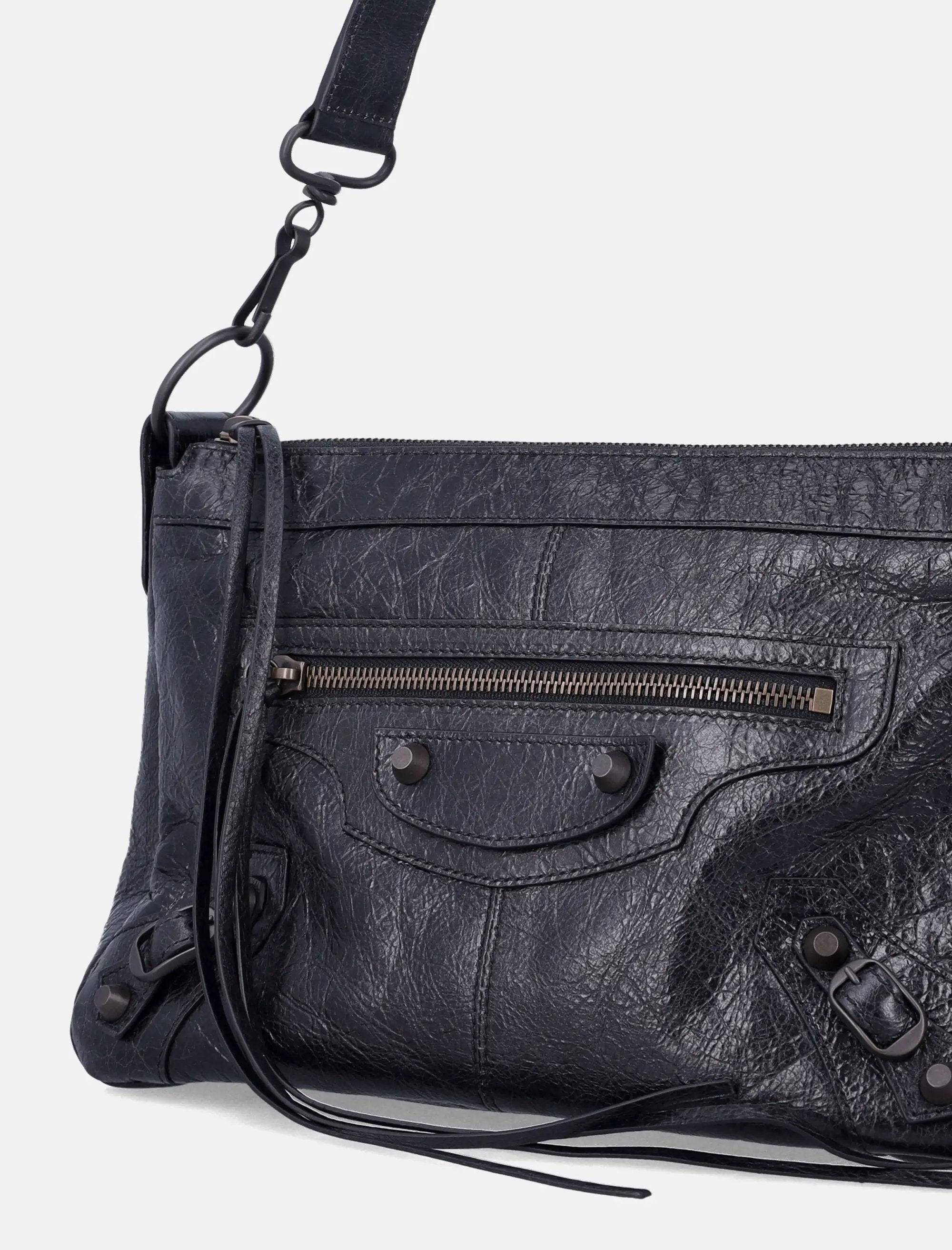 Le City Moto Small Lambskin Balenciaga – Гарантія оригінальності – вид ззаду