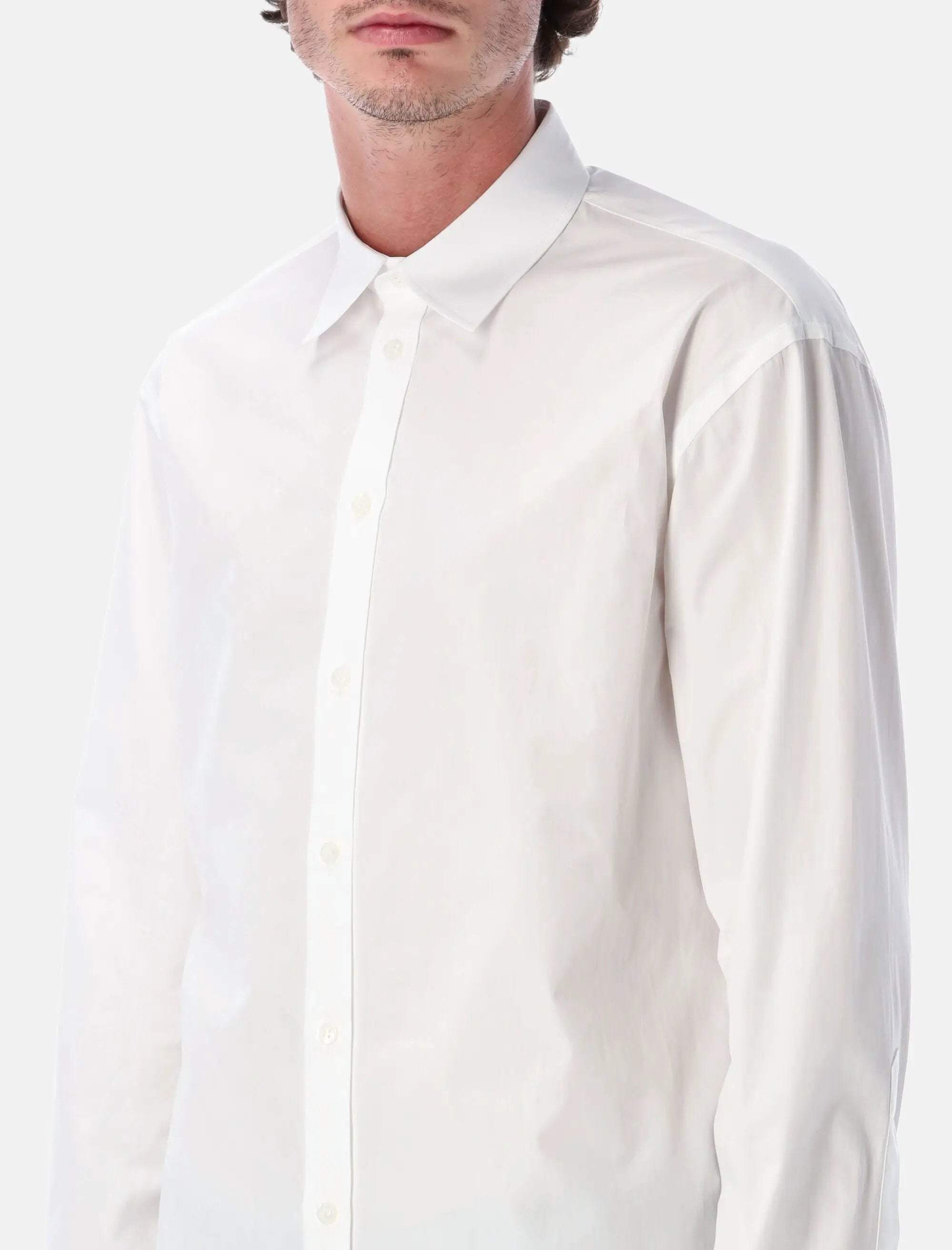 White Poplin Standard Shirt Balenciaga оригінал – Купити в Україні – детальний вид