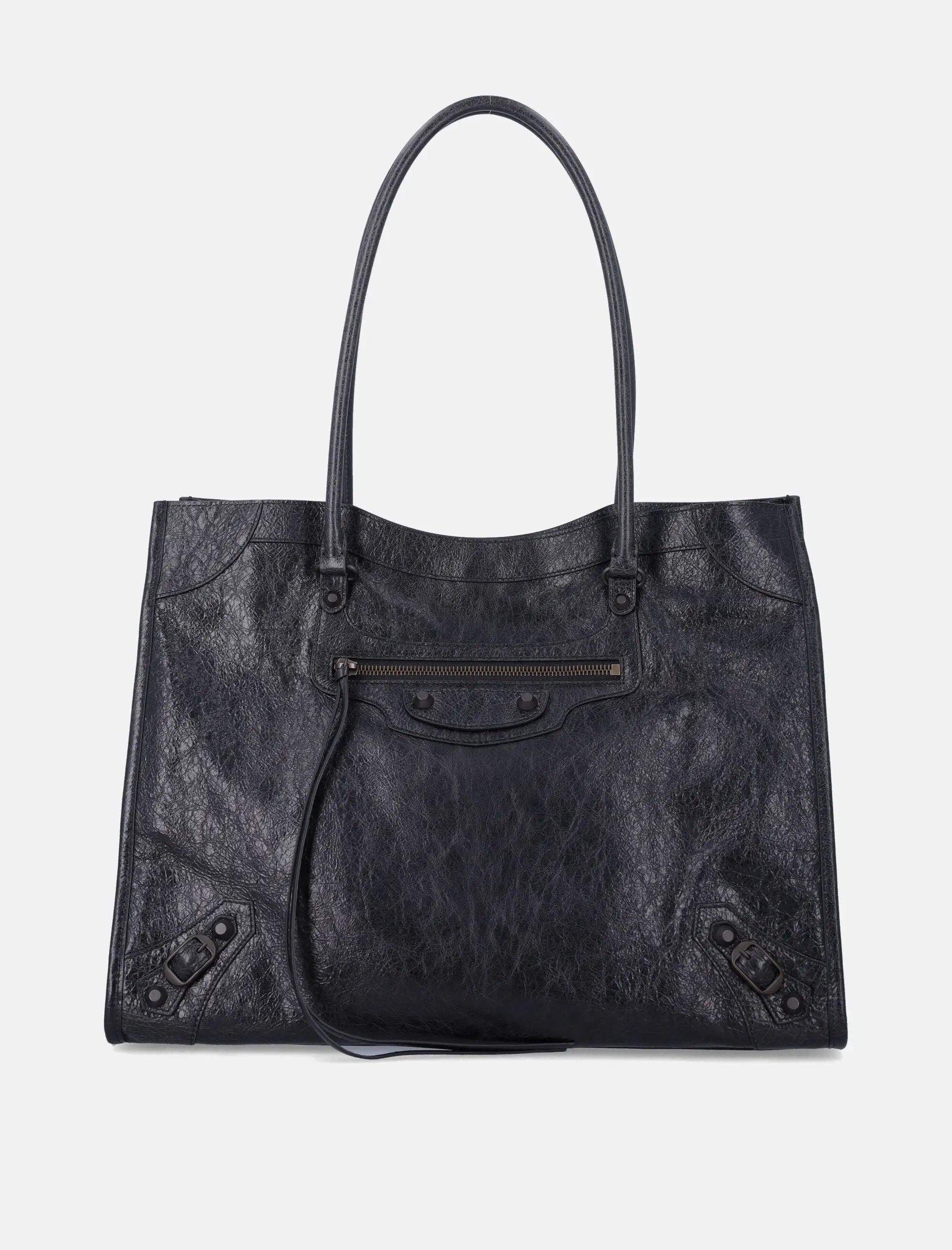 Le City Tote Bag Medium Balenciaga оригінал – Купити в Україні – боковий вид