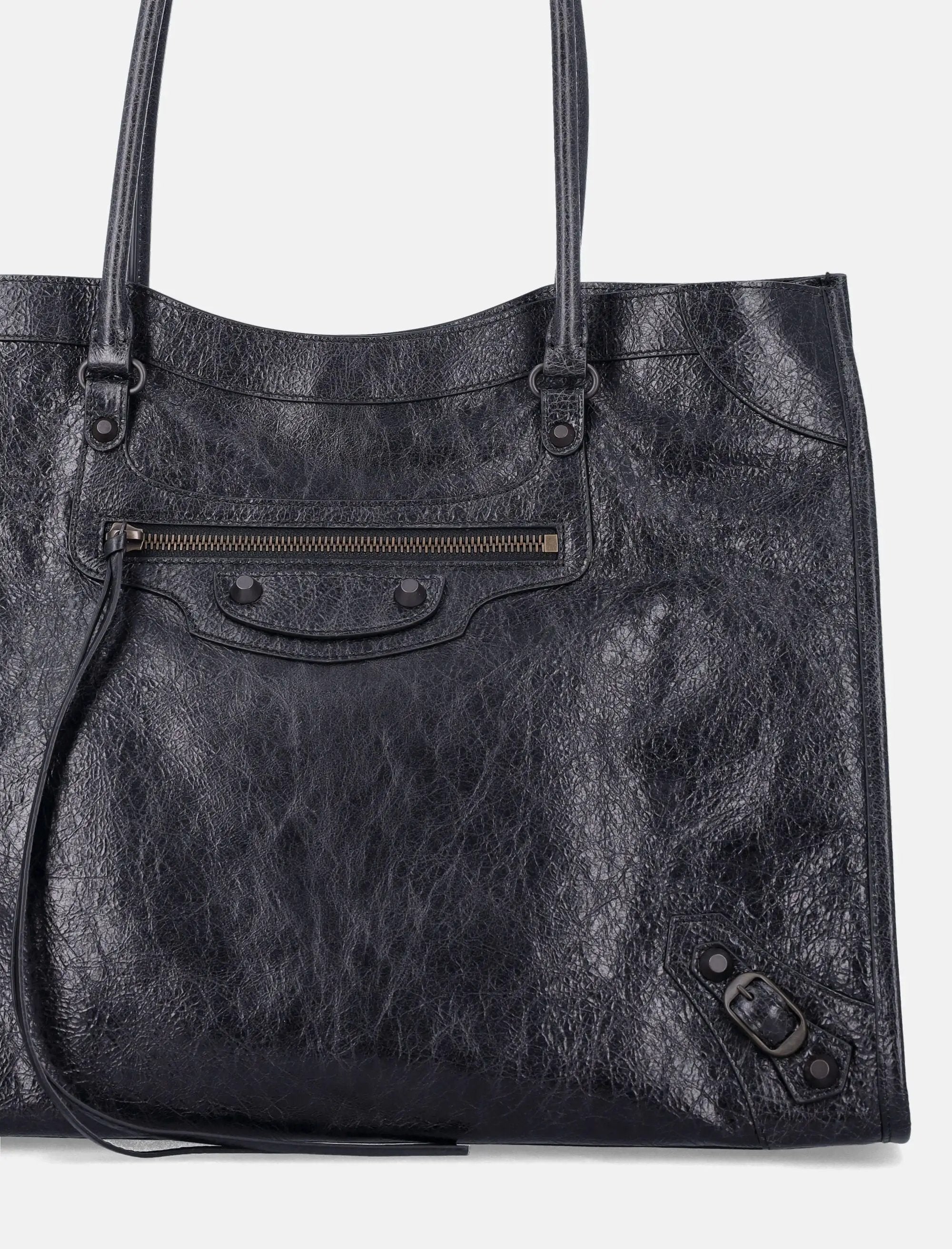 Le City Tote Bag Medium Balenciaga оригінал – Купити в Україні – вид ззаду