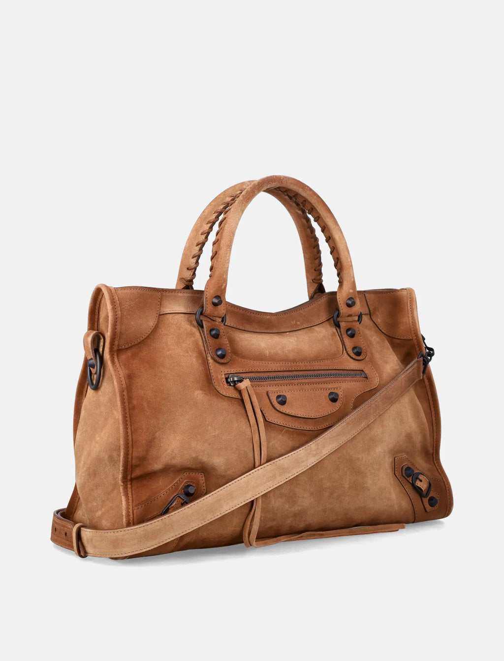 Оригінальна Le City Medium Bag In Waxed Suede Calf Leather Balenciaga – детальний вид