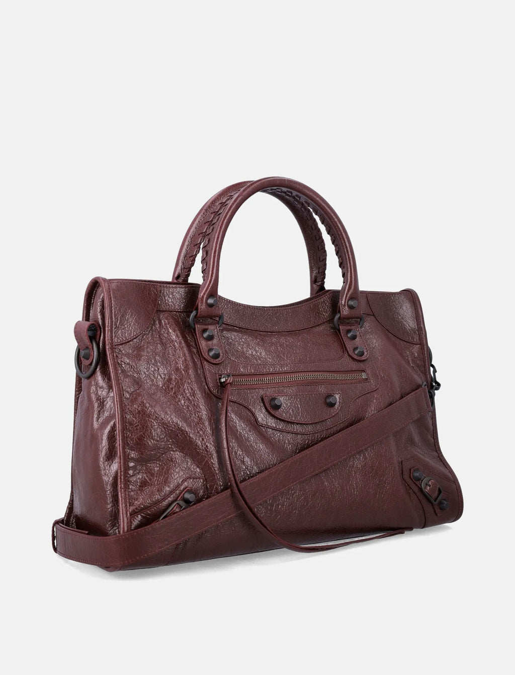 Оригінальна Le City Medium Bag In Volcanic Rock Lambskin Balenciaga – детальний вид