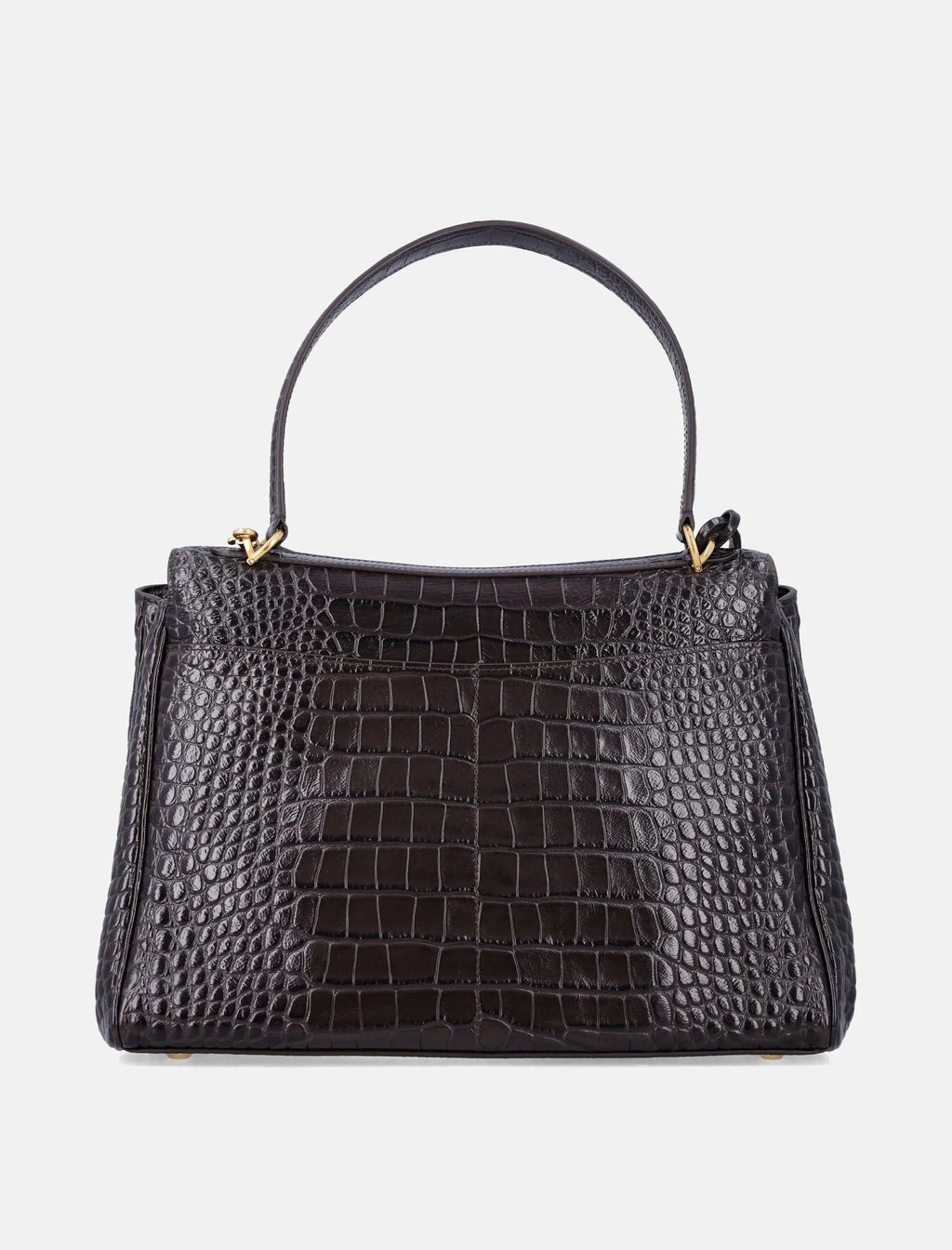Rodeo Handbag In Crocodile Embossed Leather Balenciaga – Гарантія оригінальності – збільшений вид