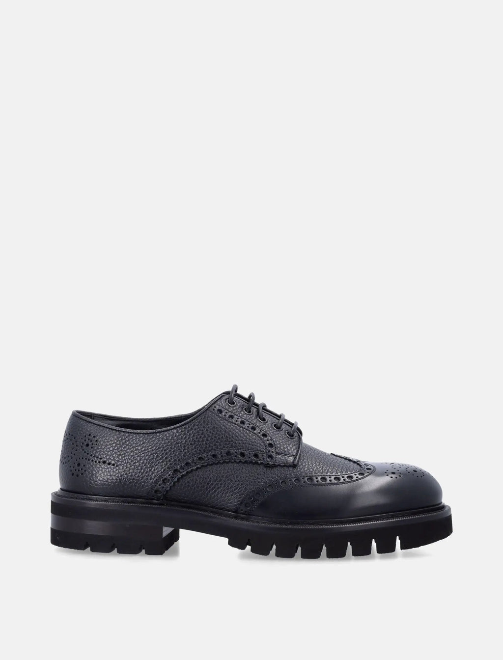 Leather Derby With Broguing Salvatore ferragamo оригінал – Купити в Україні – боковий вид